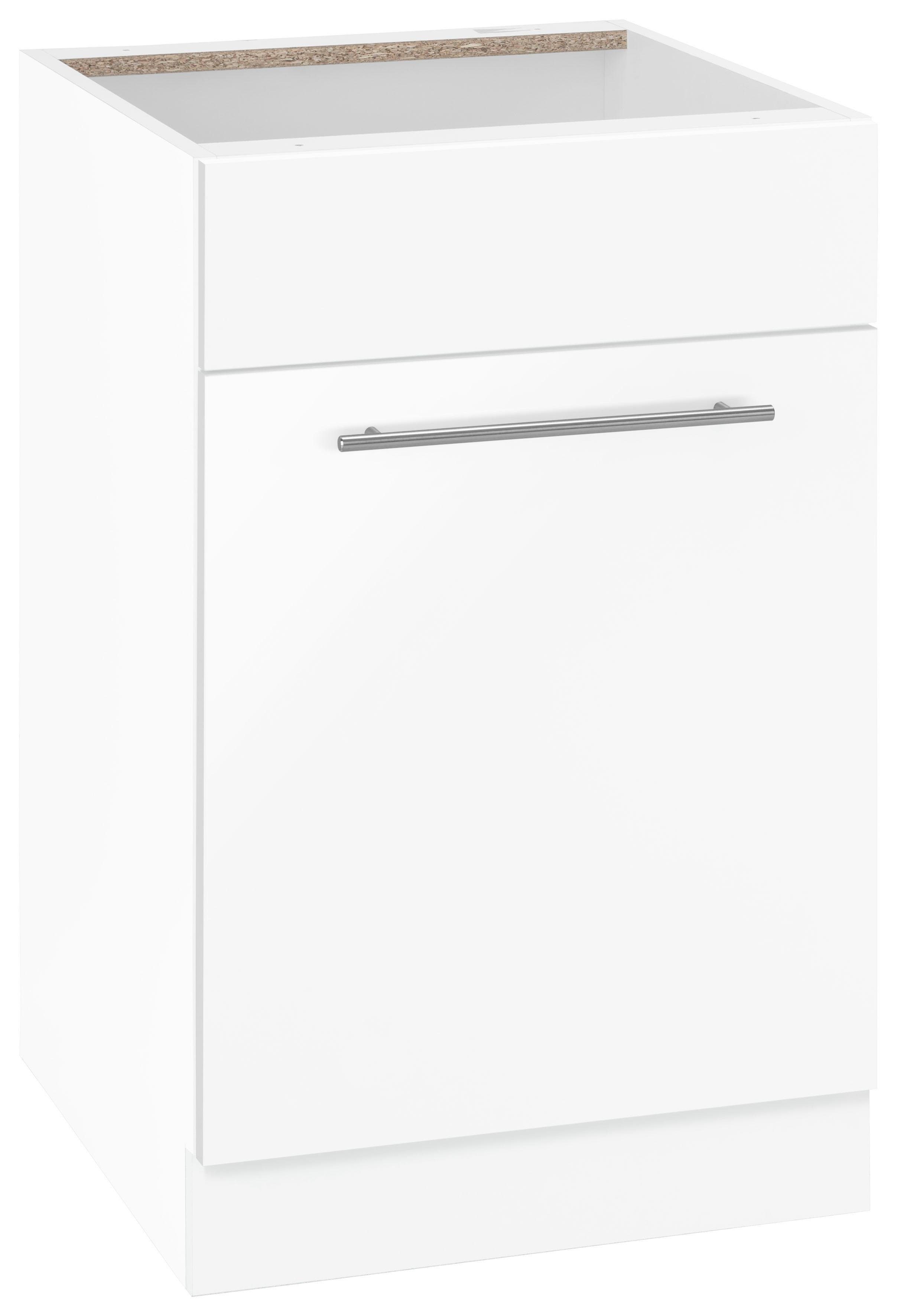 wiho Küchen Gootsteenkast Flexi2 Breedte 50 cm gootsteenkasten wit