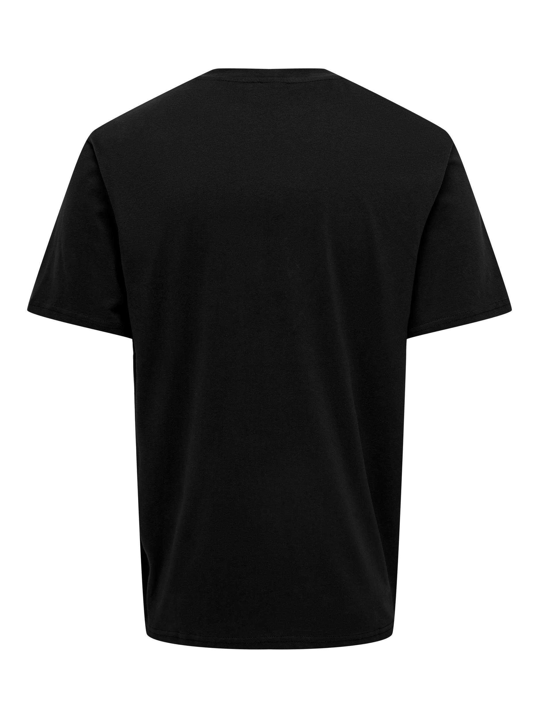 ONLY & SONS Shirt met ronde hals ONSLAMER LIFE REG LOGO SS TEE