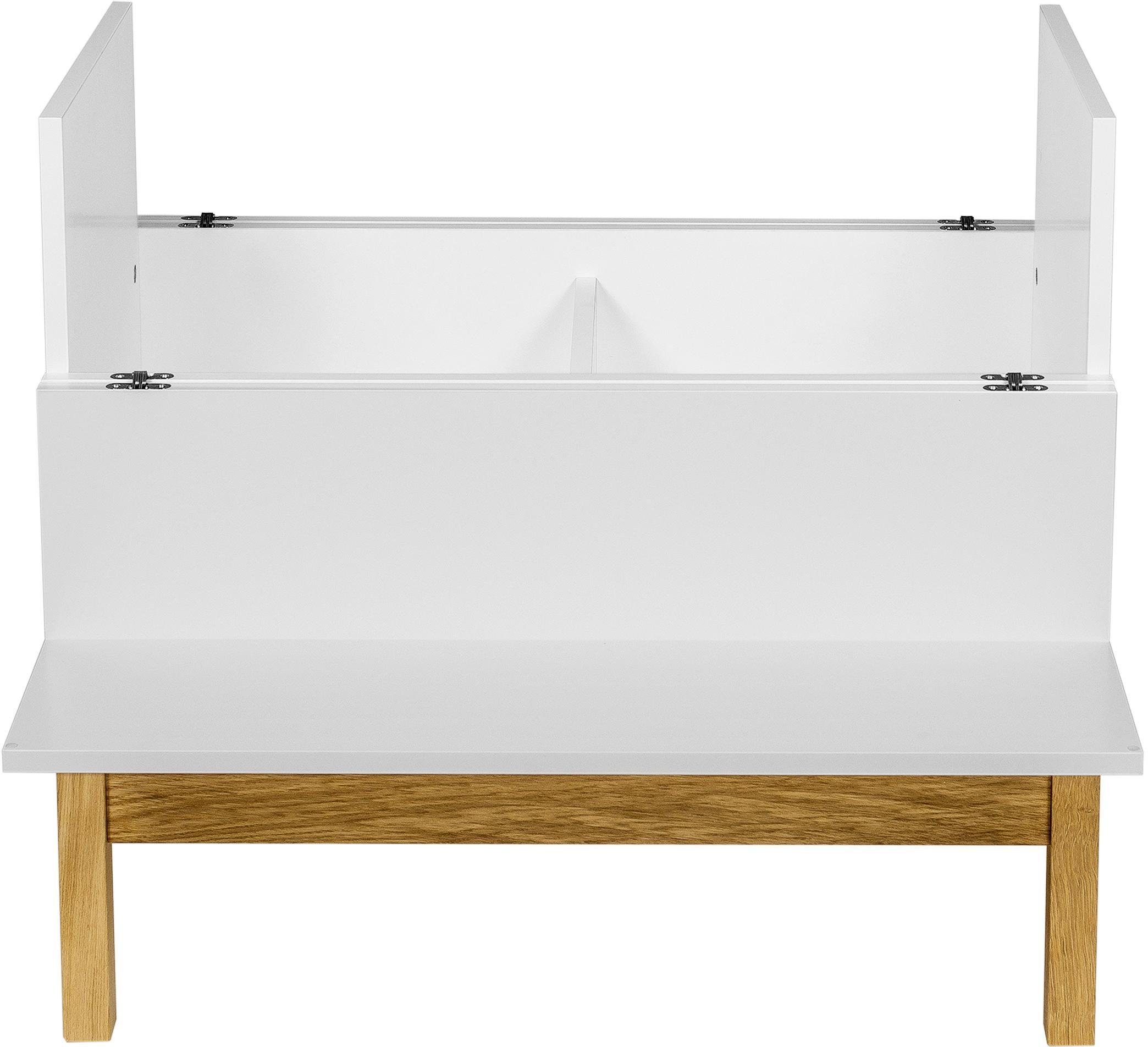 Woodman Barmeubel Delian Breedte 75 cm, onderstel van massief eiken, in Scandinavisch design