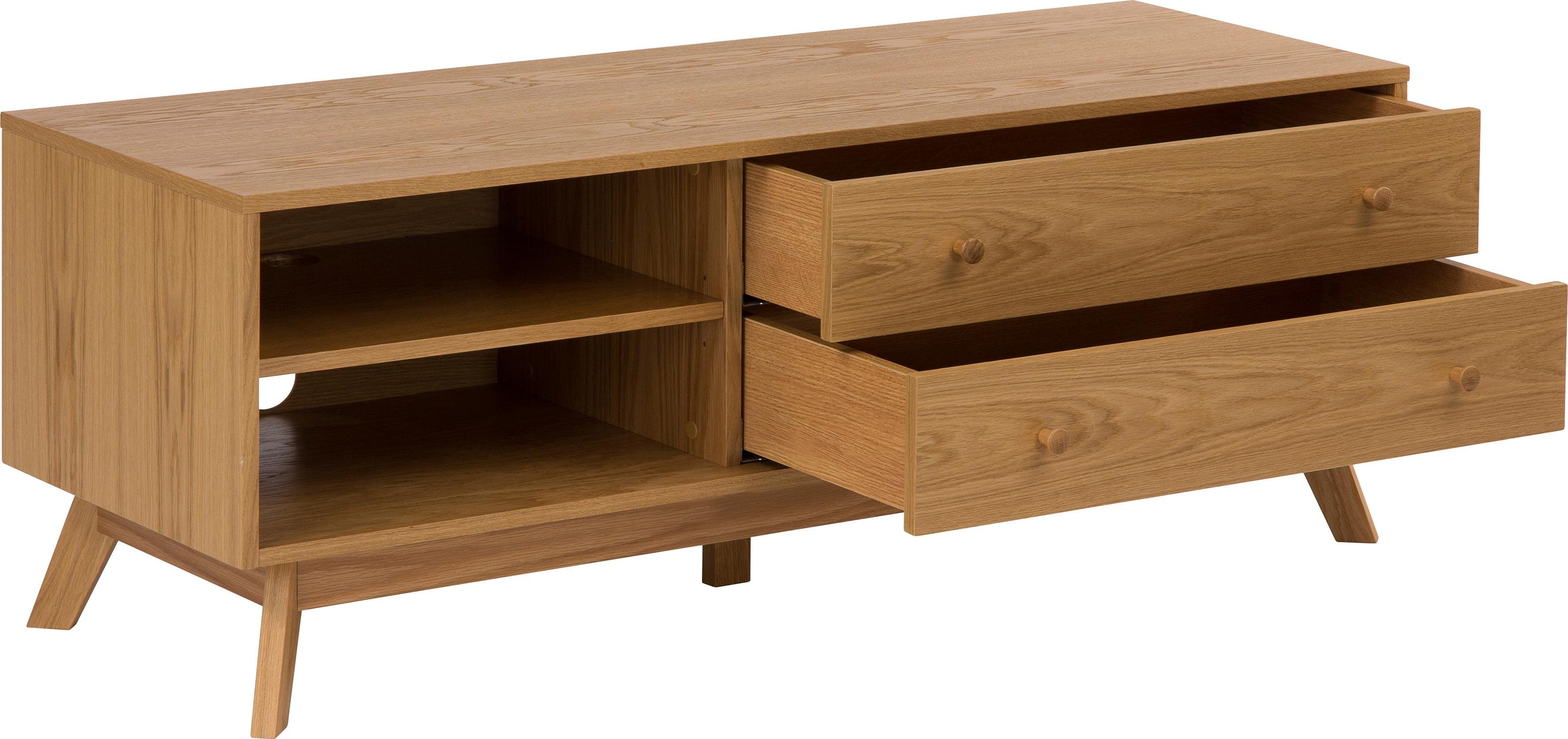 Woodman Tv-meubel Bjórgvin Breedte 130 cm, in eenvoudig Scandinavisch design