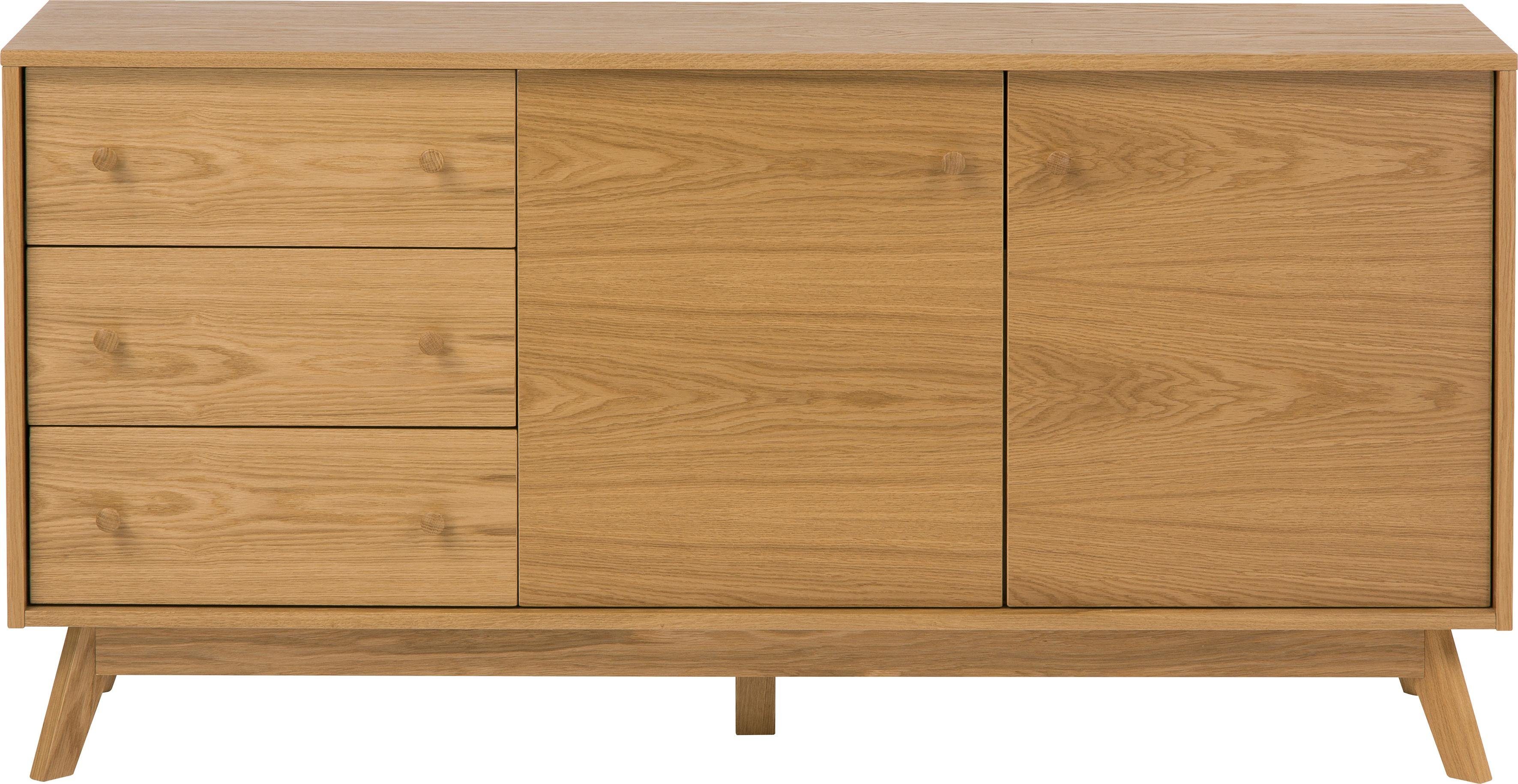 Woodman Dressoir Bjórgvin Commode, breedte 150 cm, in eenvoudig Scandinavisch ontwerp