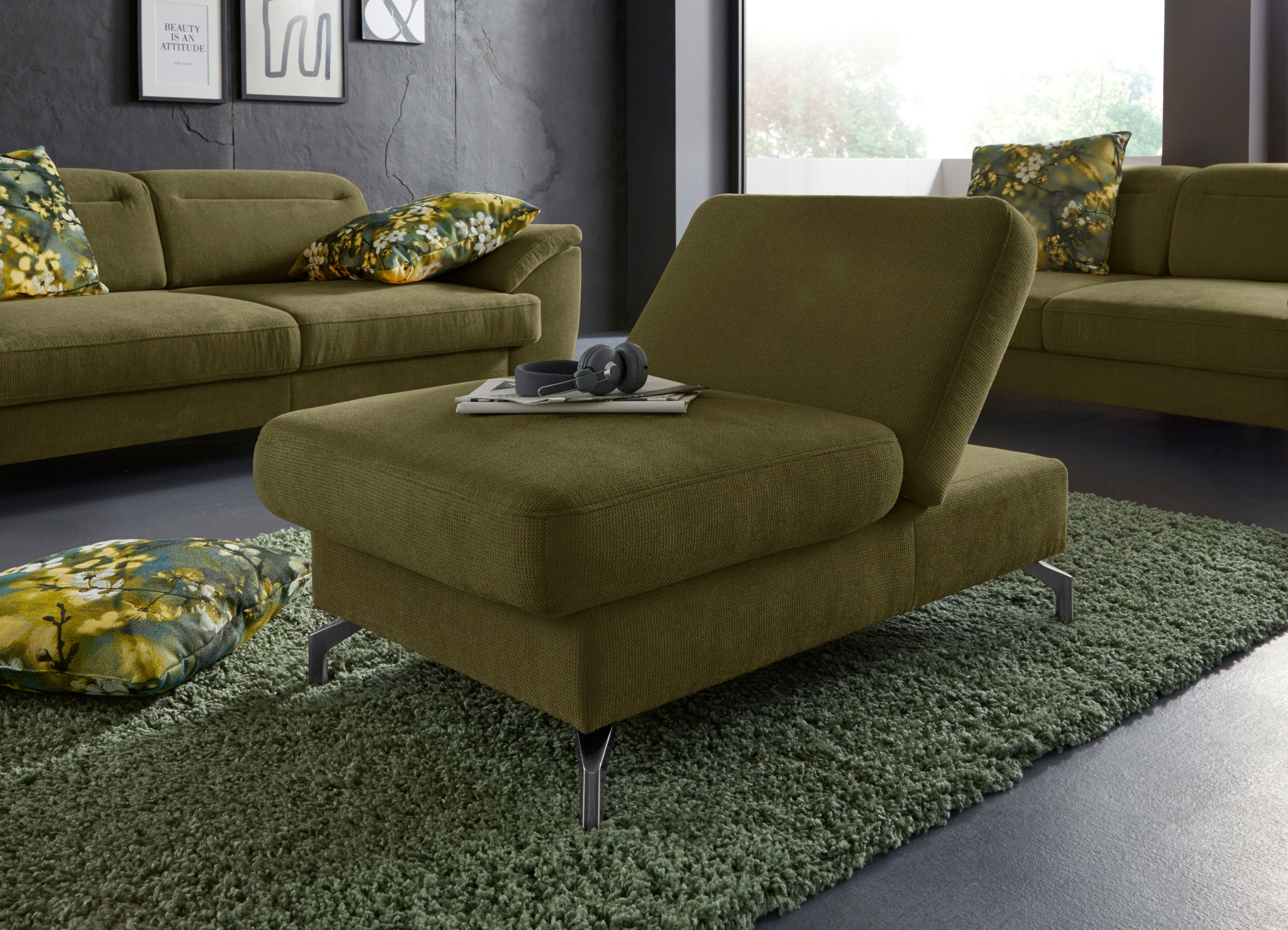 sit&more Hocker Percy Poothoogte 15 cm, met inklapfunctie, naar keuze in 2 pootkleuren