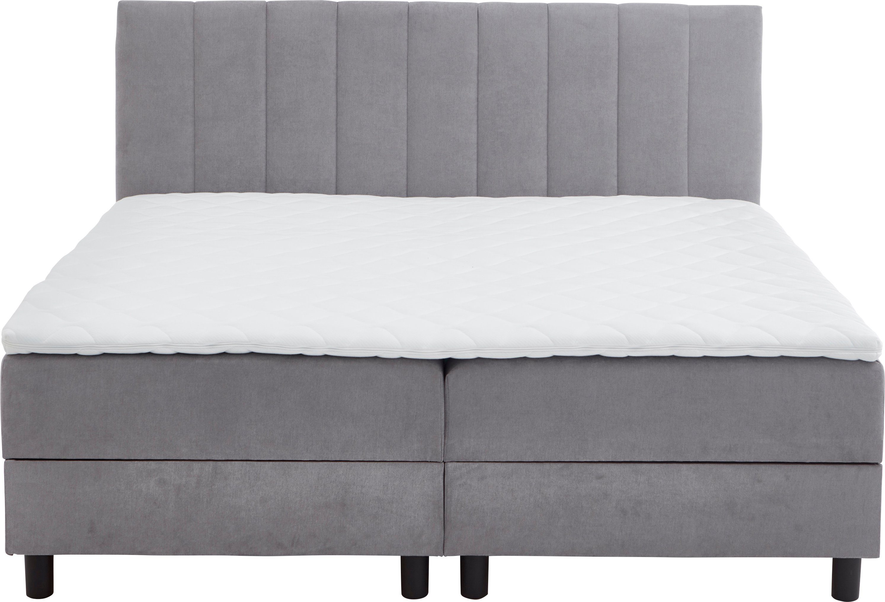 ATLANTIC home collection Boxspring Henriete Pocketveringsmatras en topmatras, naar keuze met bedkist