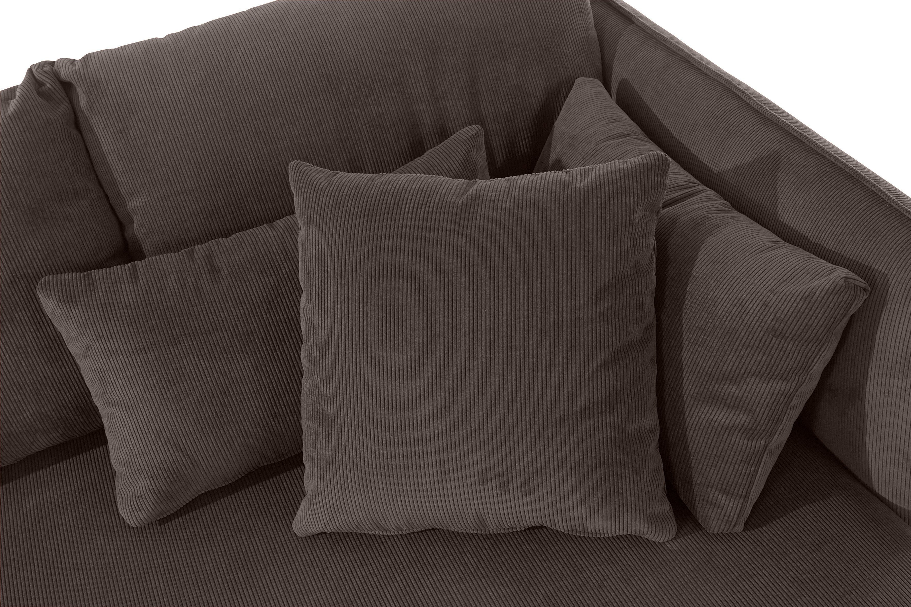andas Ottomane Nöre korte lounge-module - zelf samenstellen, breedte 138 cm, diepte 128 cm