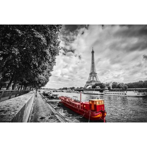 Papermoon Fotobehang Eiffelturm Seine
