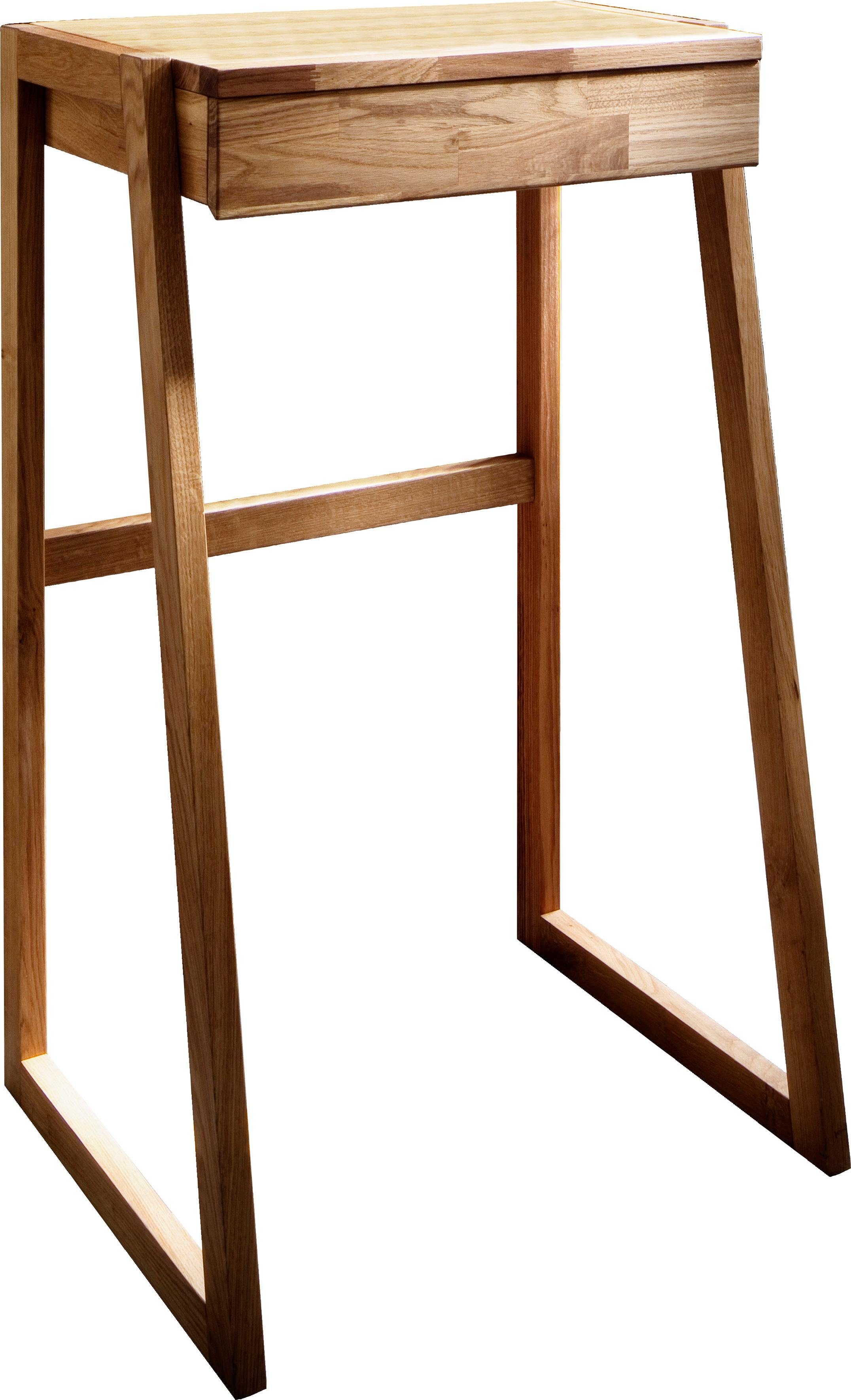 Home affaire Lessenaar Dura van massief wildeikenhout of beuken, hoogte 111 cm