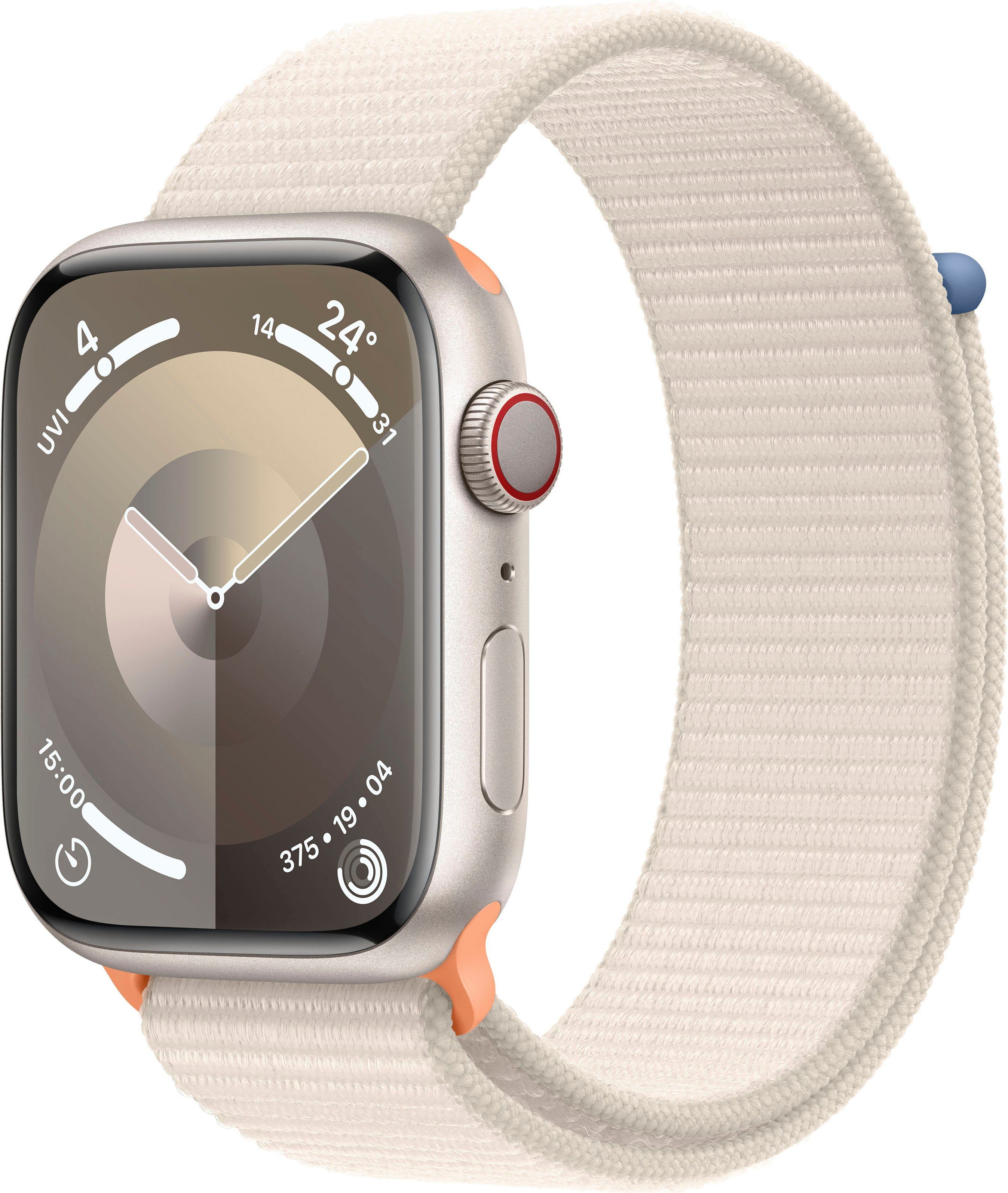 NU 20% KORTING: Apple Smartwatch Watch Series 9 GPS + Cellular 45mm Aluminium Sport Loop