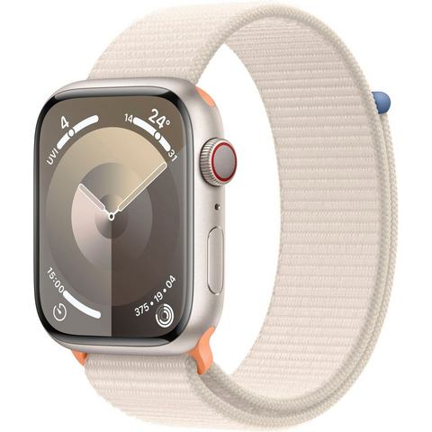 NU 20% KORTING: Apple Smartwatch Watch Series 9 GPS + Cellular 45mm Aluminium Sport Loop