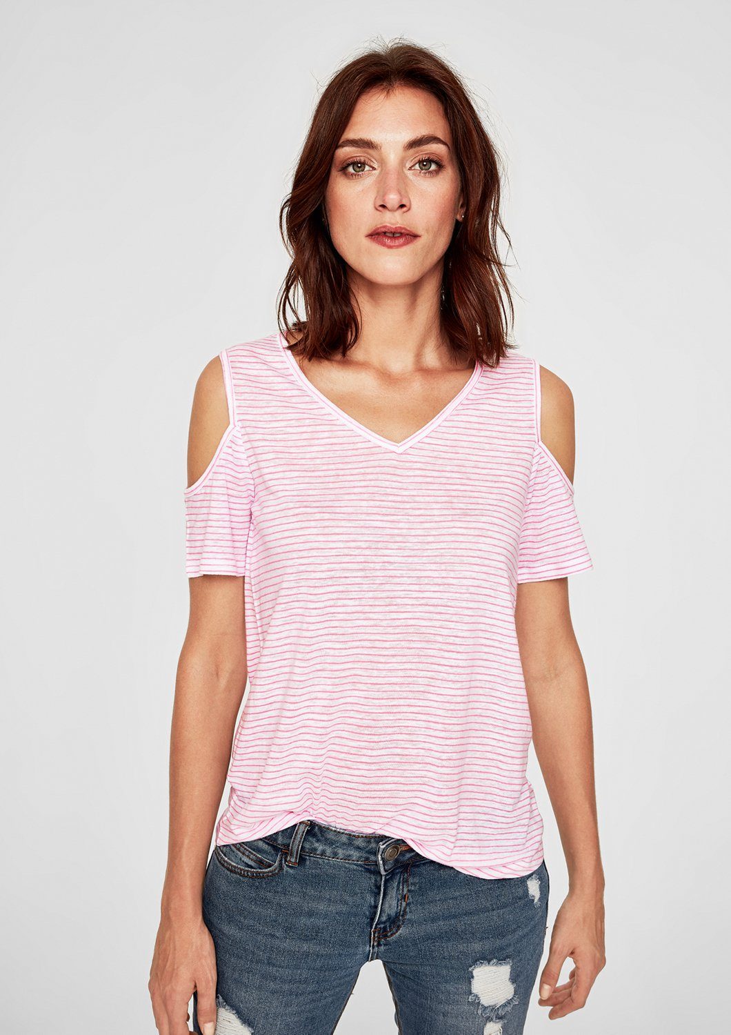 Otto - s.Oliver RED LABEL NU 15% KORTING: s.Oliver RED LABEL Gestreepte blouse met cut-outs