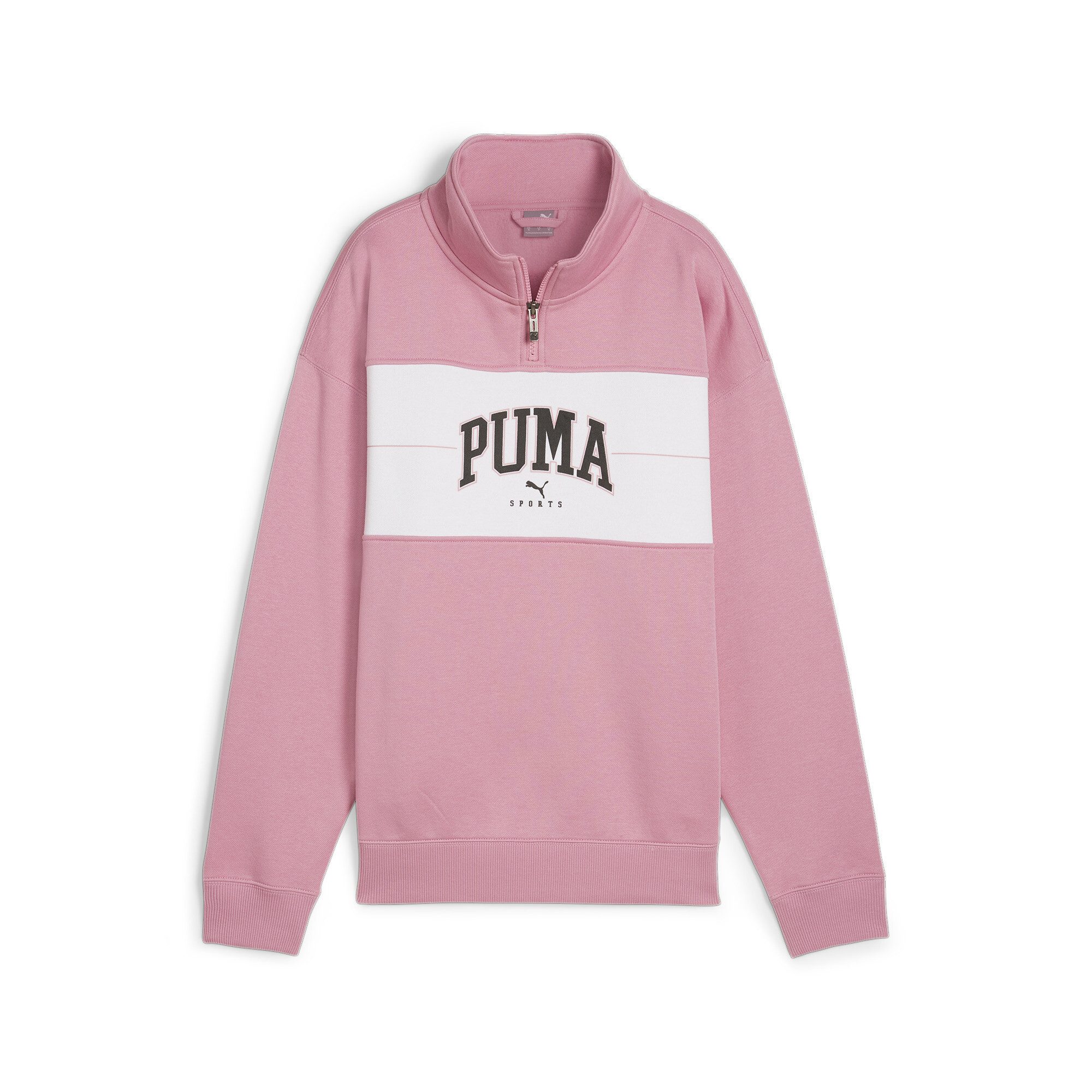 PUMA Sweatshirt SQUAD HALF-ZIP FL dames sweaters maat XS roze