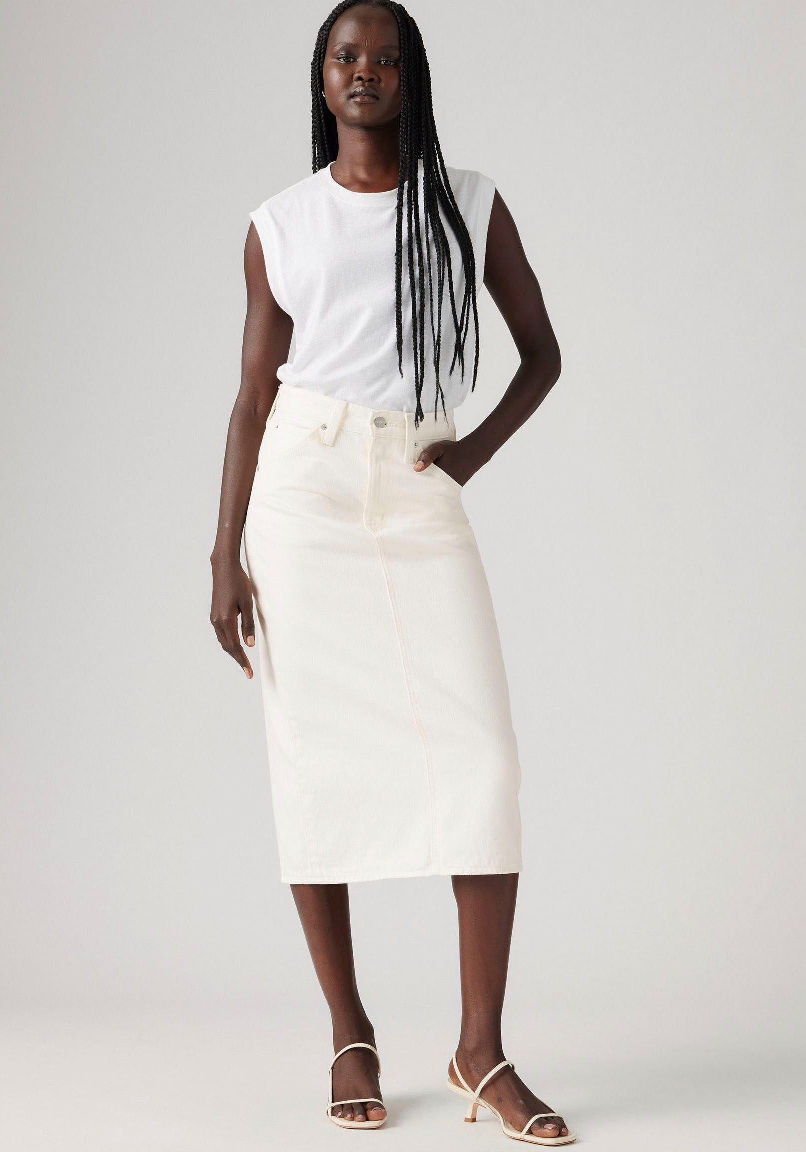 Levi's® Jeans rok HR BACK SLIT SKIR