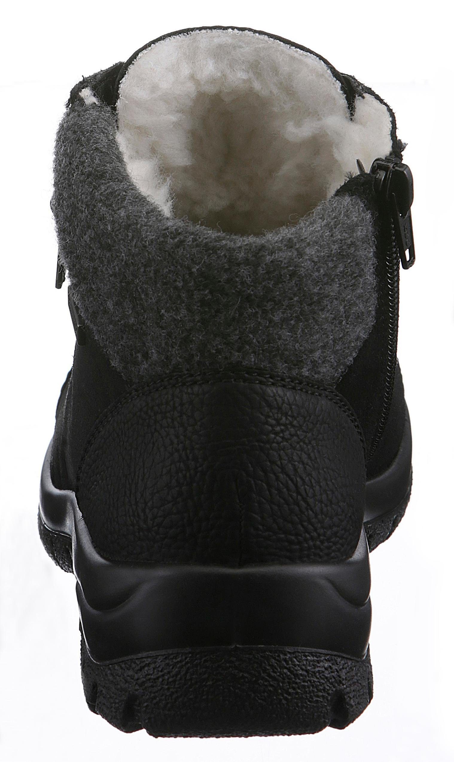 Rieker Winterlaarzen , outdoor laarzen, winterankle boots met vilten schachtafsluiting, rieker tex