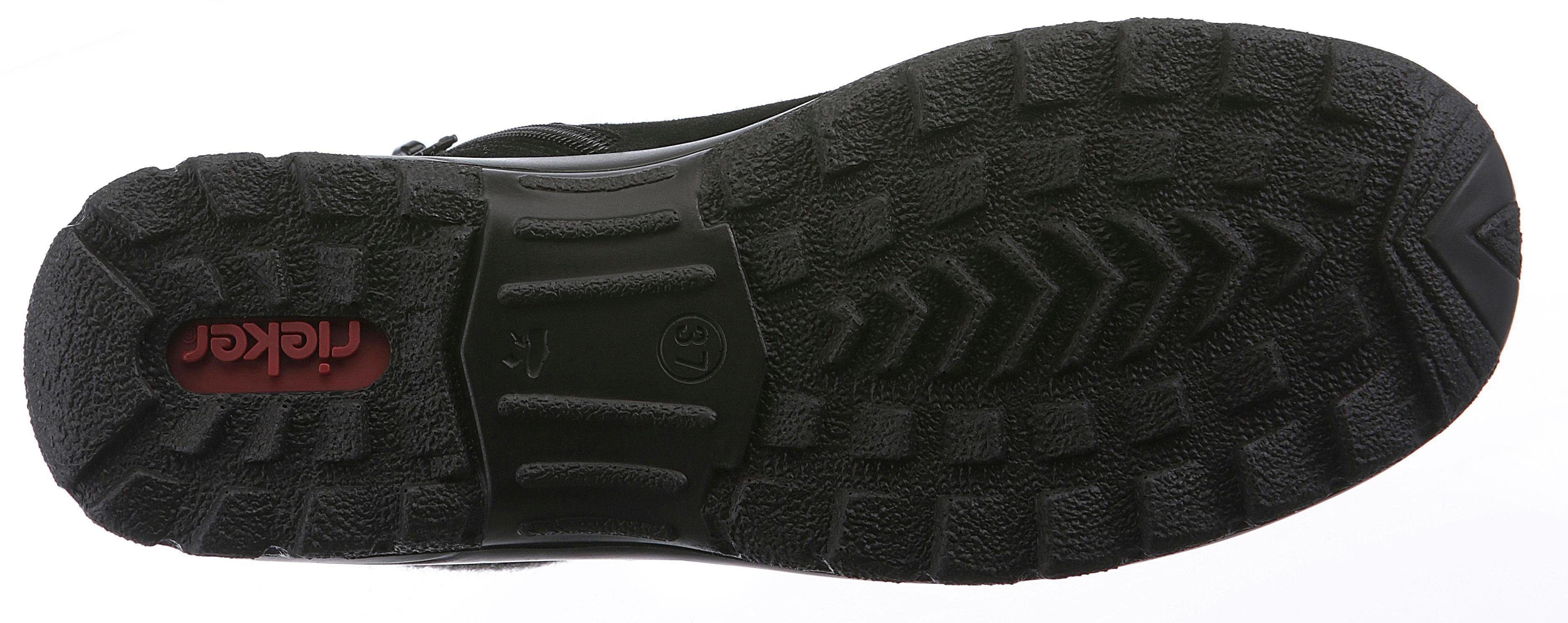Rieker Winterlaarzen , outdoor laarzen, winterankle boots met vilten schachtafsluiting, rieker tex