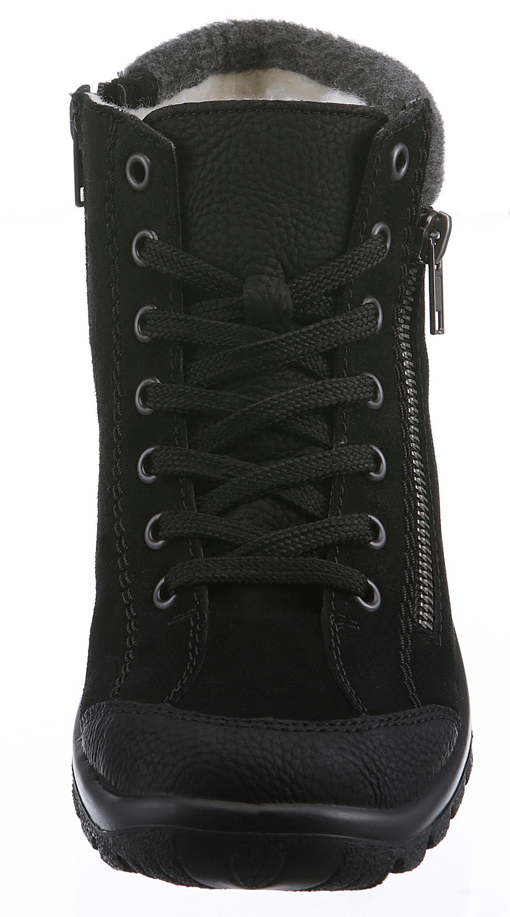 Rieker Winterlaarzen , outdoor laarzen, winterankle boots met vilten schachtafsluiting, rieker tex