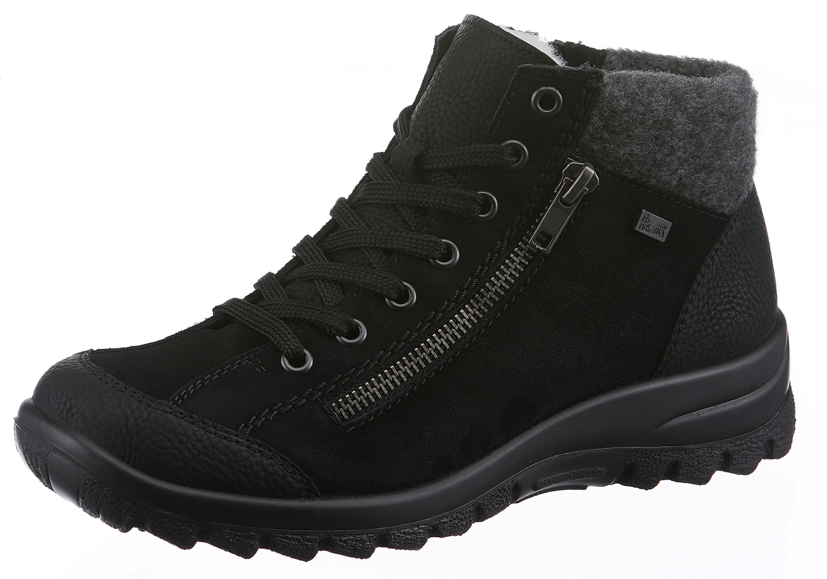 Rieker Winterlaarzen , outdoor laarzen, winterankle boots met vilten schachtafsluiting, rieker tex