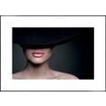 reinders! artprint slim frame black 50x70 feminine hat zwart