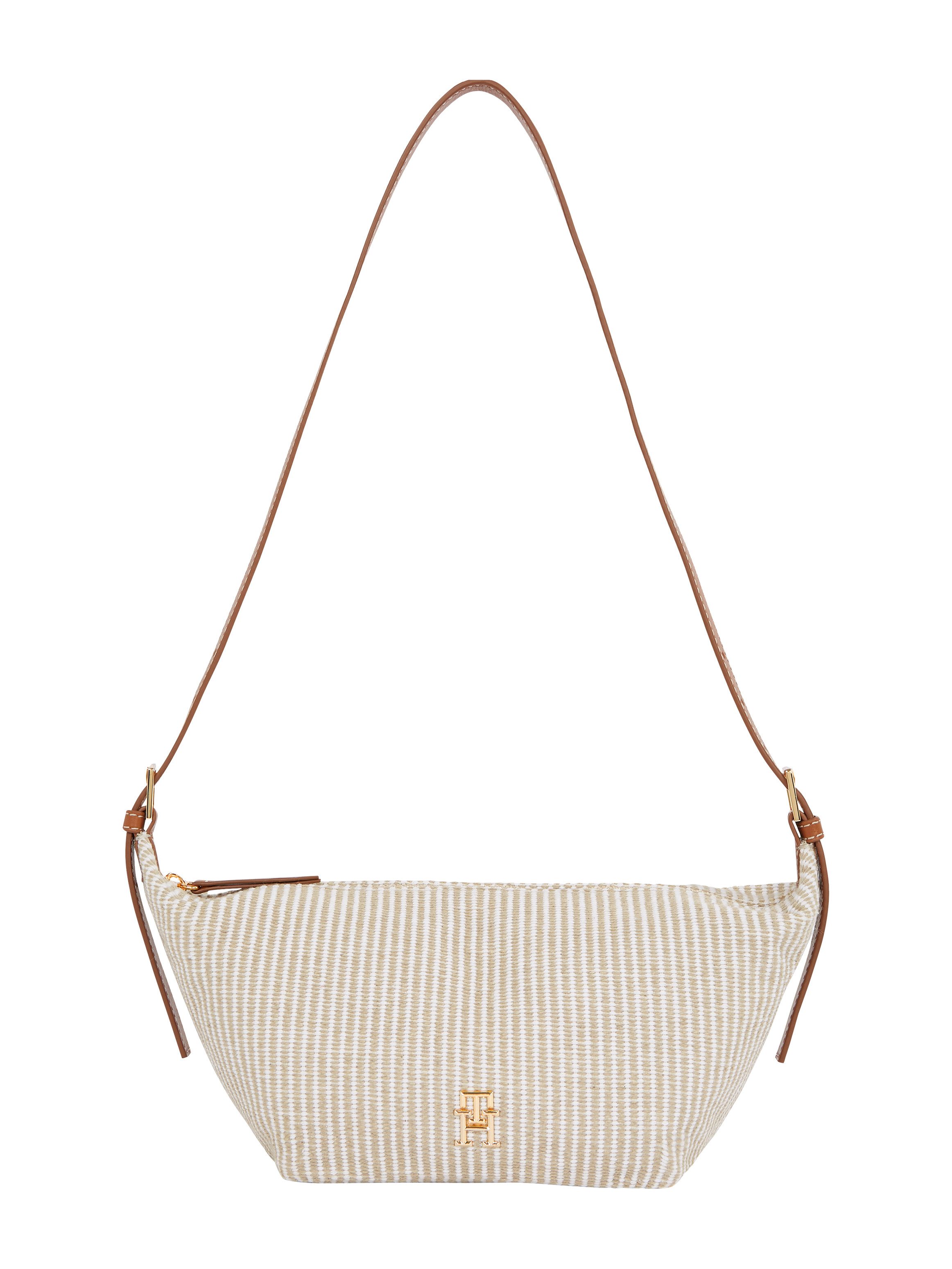 Tommy Hilfiger Schoudertas TH PREMIUM BEACH LE SLING BAG , voorjaarsmode, dames mini tas, schoudertas met strepen