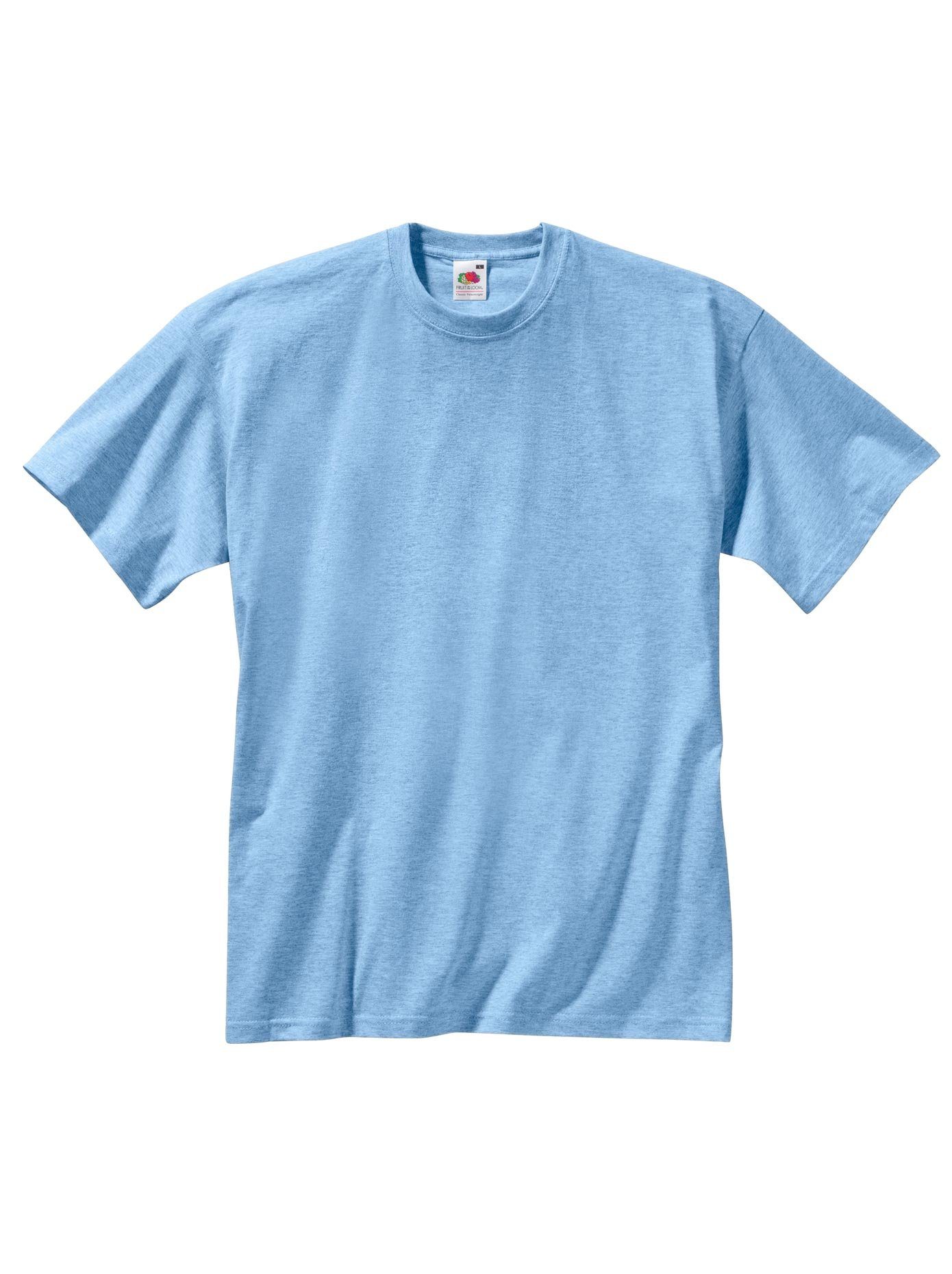 Fruit of the Loom Shirt met ronde hals Shirt (2-delig)