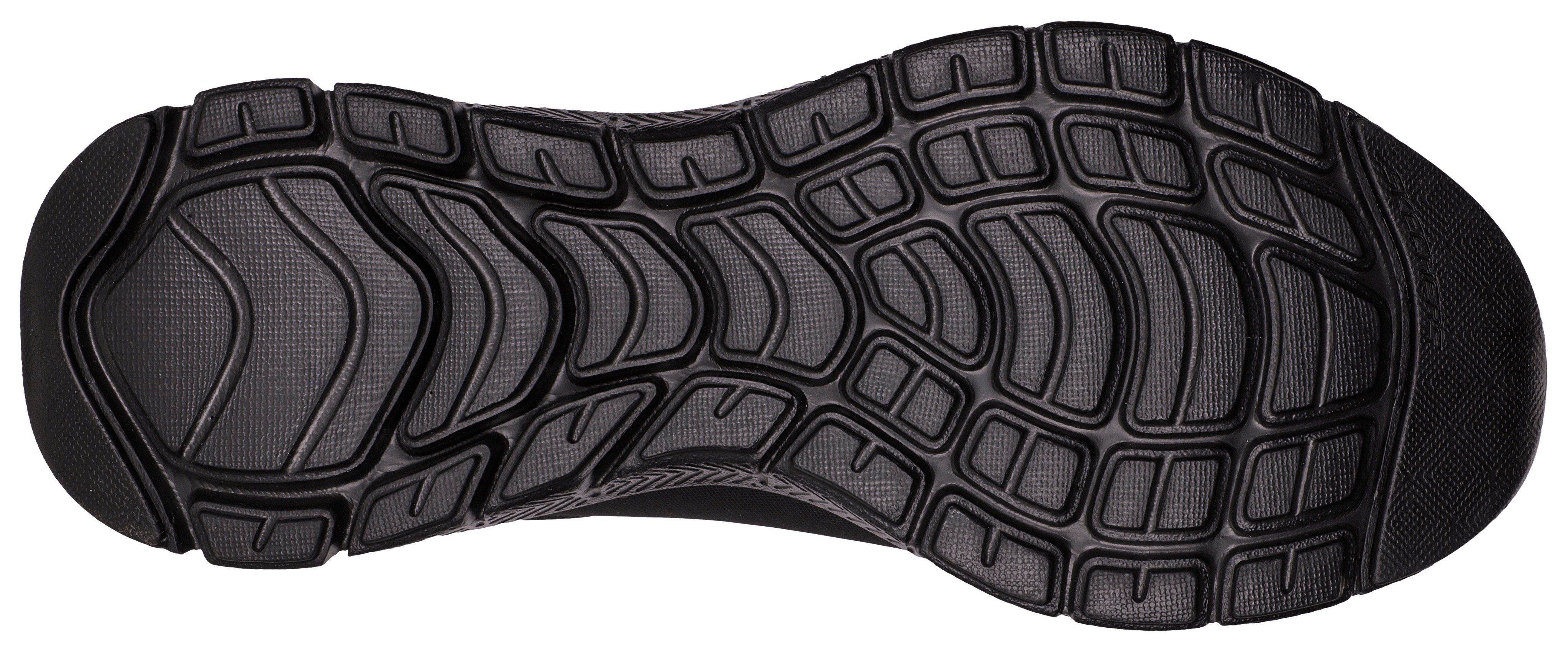 skechers slip-on sneakers flex advantage 4.0-upshift zwart