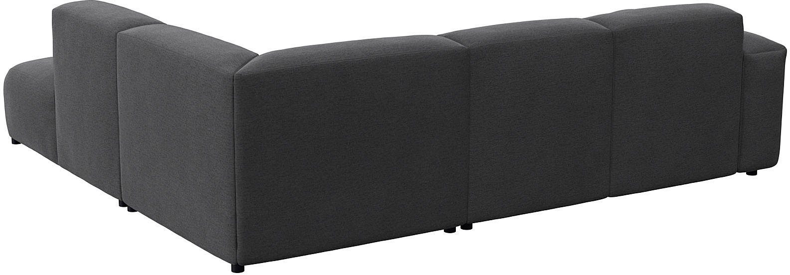 FLEXLUX Hoekbank Lucera, super zitcomfort door koudschuim in de zitting, L-vorm