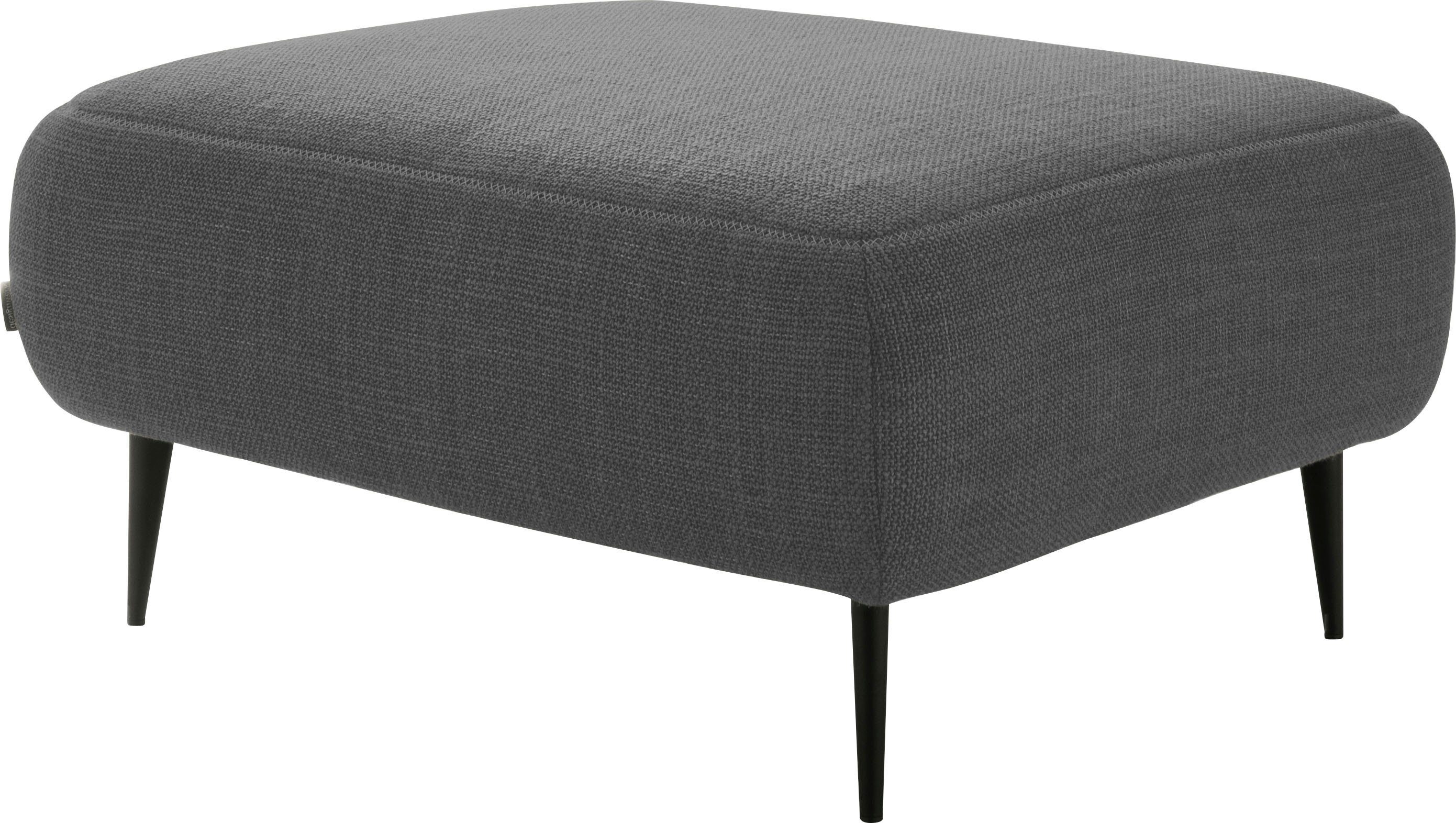 designwerk Hocker Forma, tijdloze designhocker met actuele voet in hoogwaardige afwerking & geweldig zitcomfort