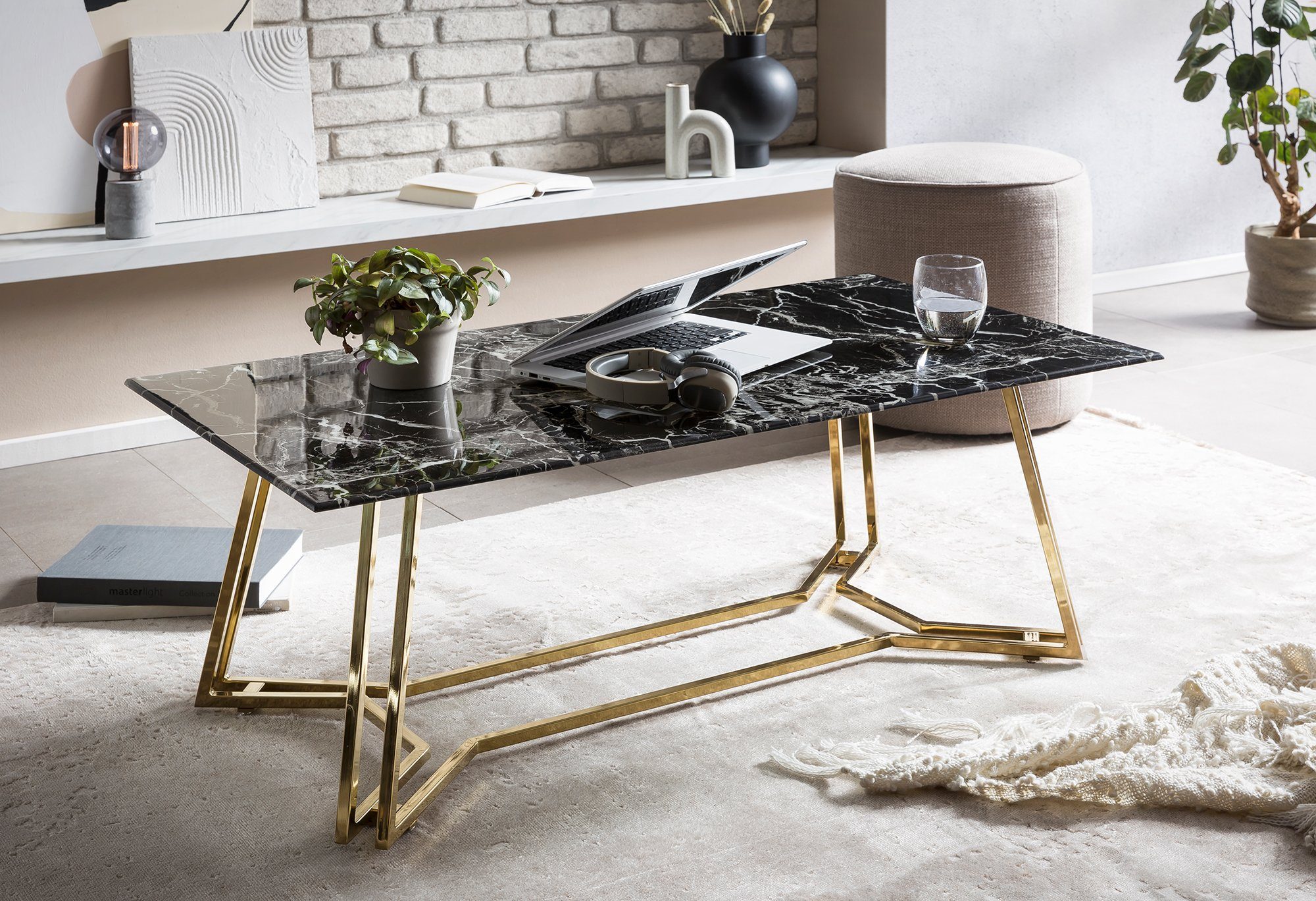 SalesFever Salontafel Tafelblad in marmerdesign