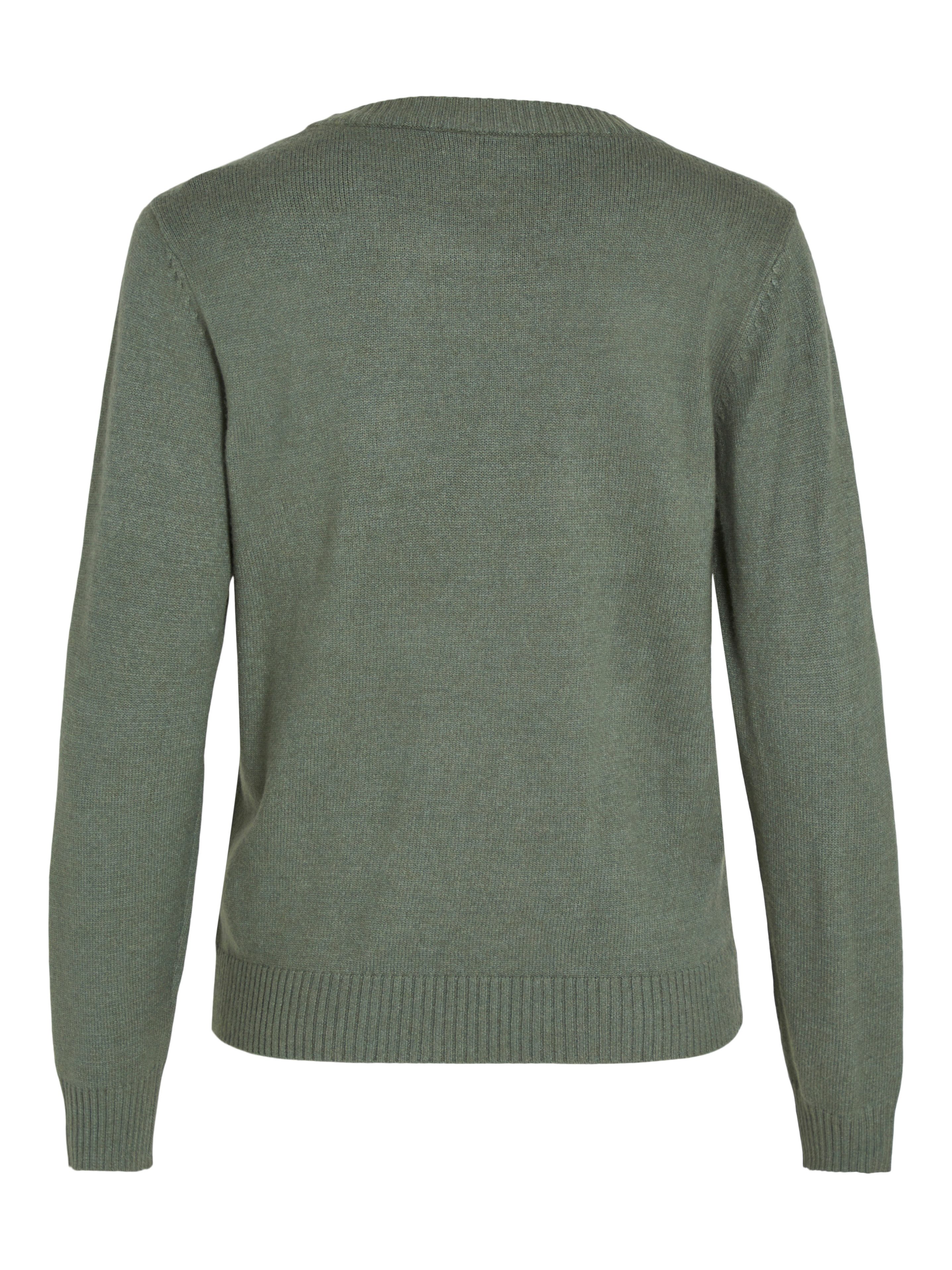 Vila Trui met ronde hals VIRIL O-NECK L/S KNIT TOP - NOOS