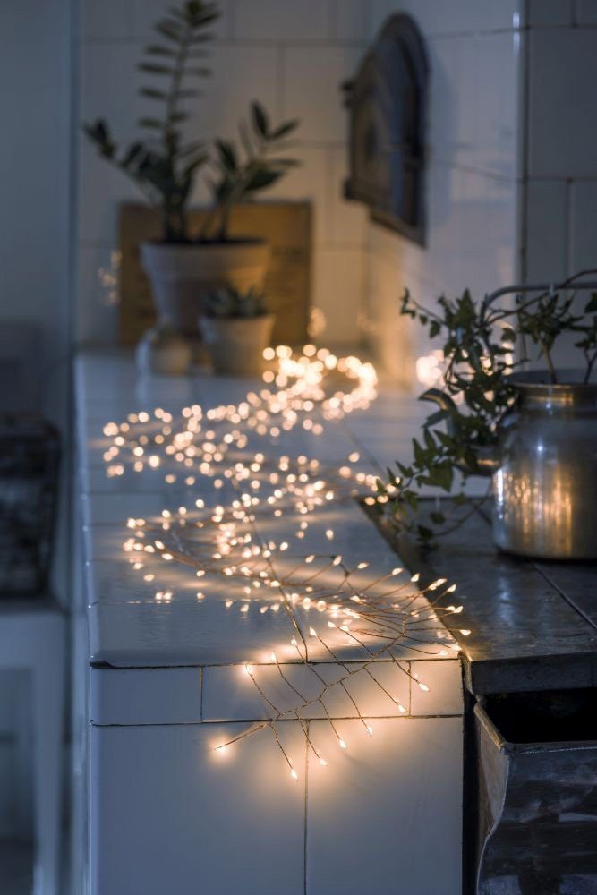 KONSTSMIDE Led-lichtsnoer Kerst versiering 200 amberkleurige diodes