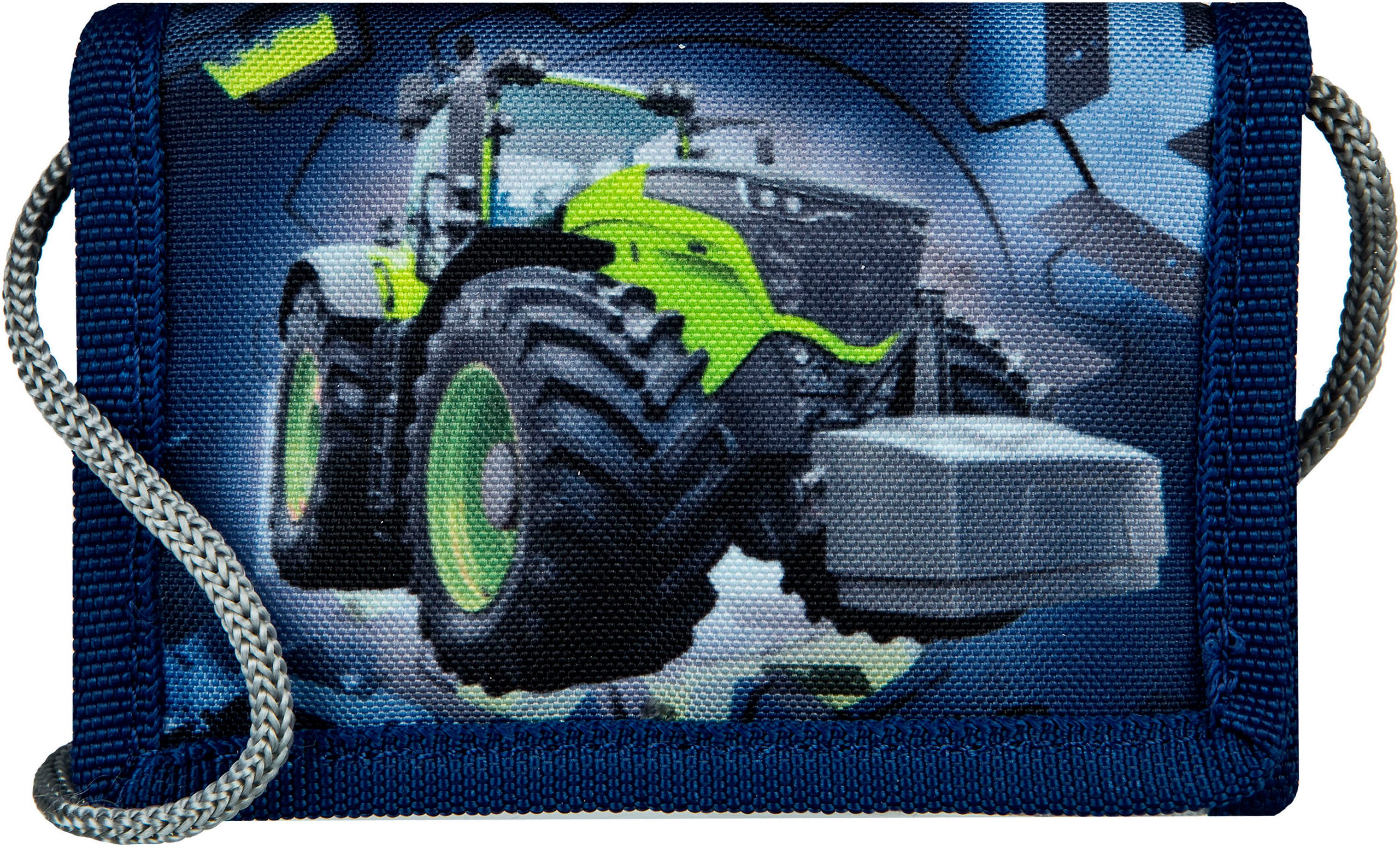 UNDERCOVER Schooltas Curve, Tractor (set, 4-delig, Schooltas, pennenetui, gymtas, portemonnee)