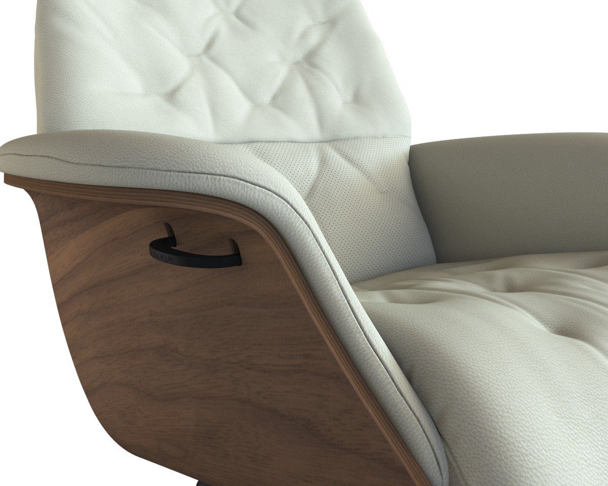 FLEXLUX Relaxfauteuil Volden, functionele stoel, gestoffeerde stoel, armleuningen, TV-fauteuil