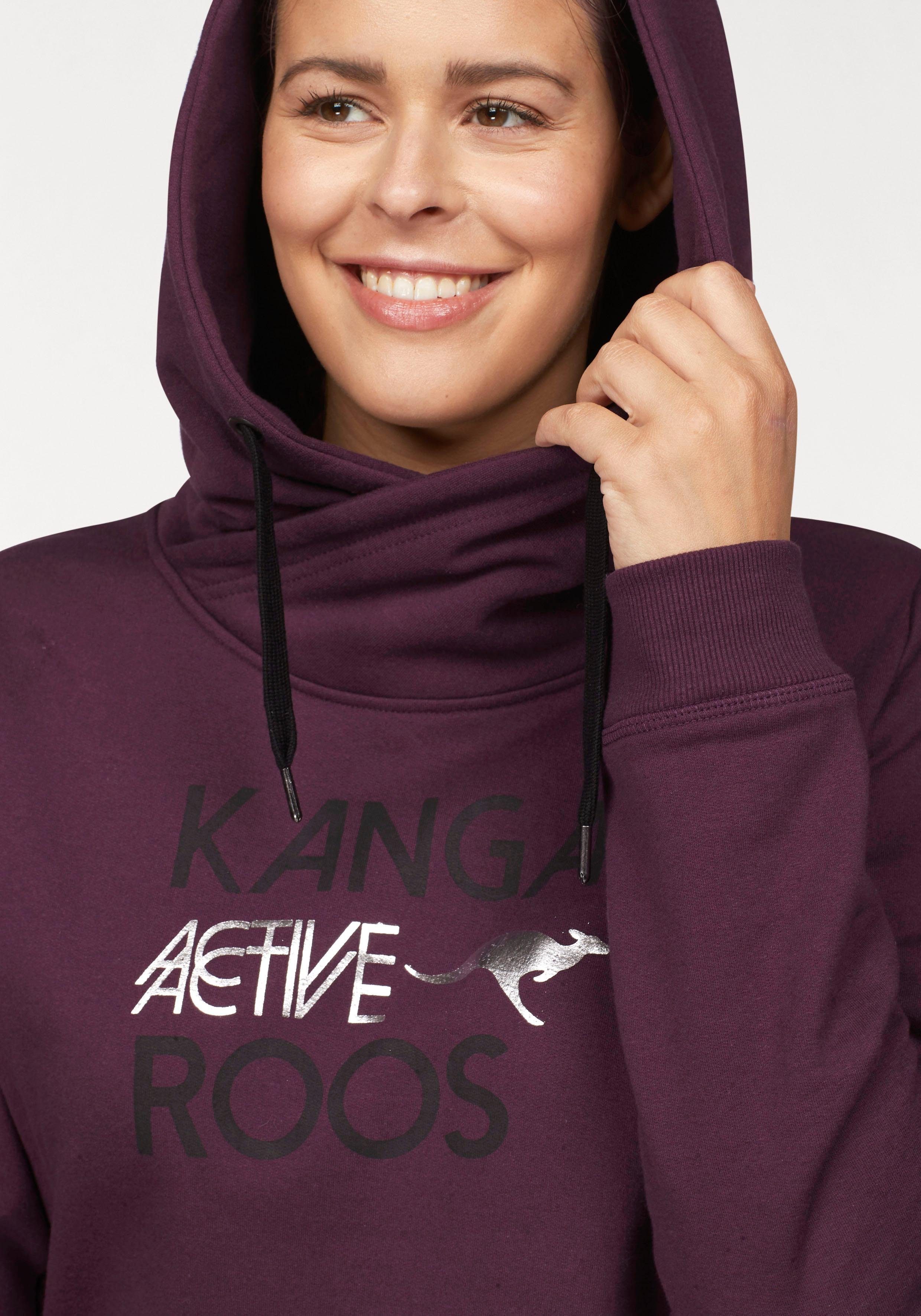 KangaROOS Sweatshirt lange mouwen, figuurvolgende pasvorm