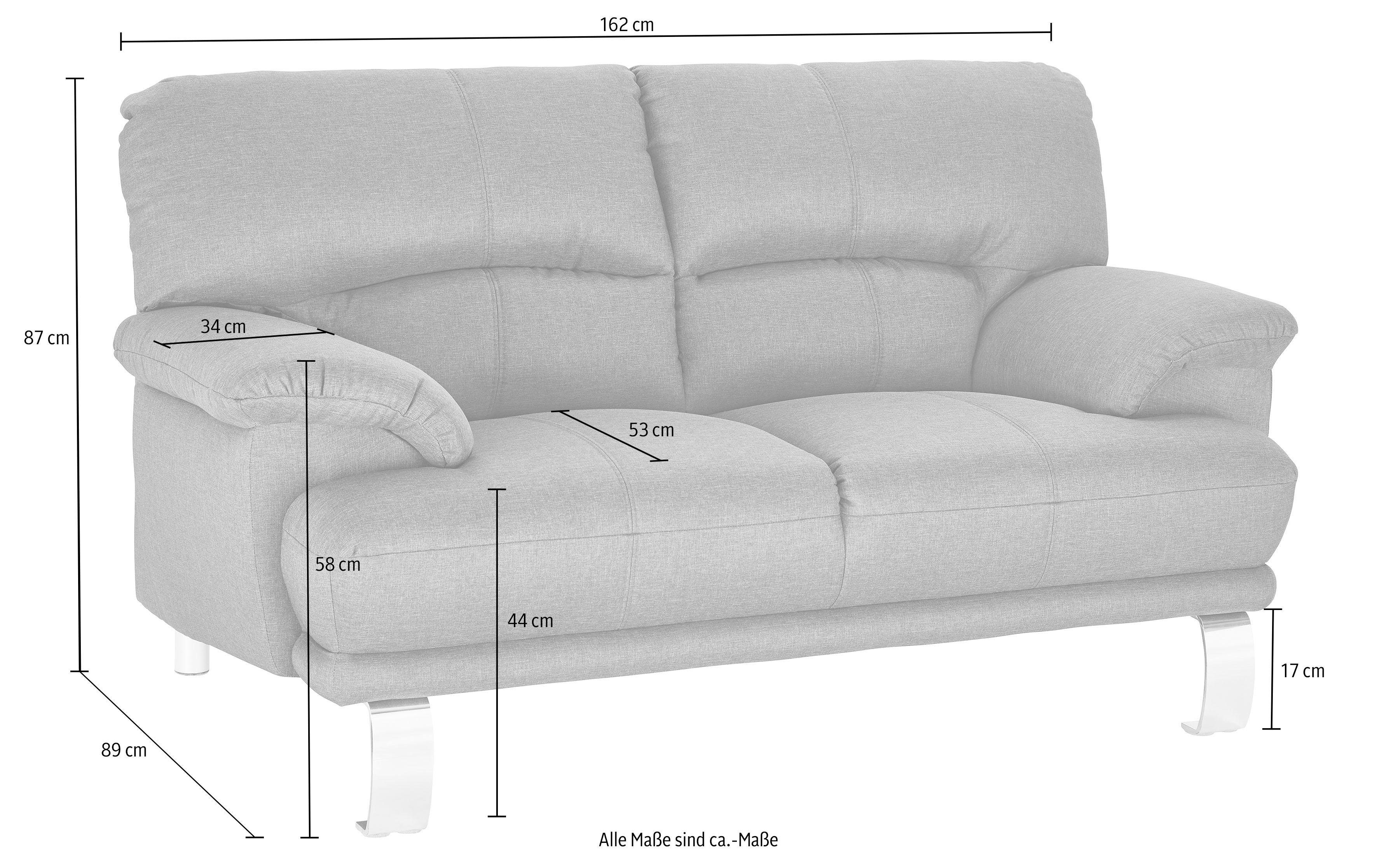 TRENDMANUFAKTUR 2-zitsbank Cecilia II, met Italiaans design, geweldige details