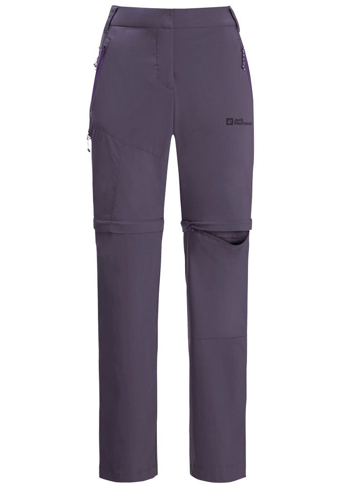 Jack Wolfskin Afritsbroek GLASTAL ZIP AWAY PANTS W