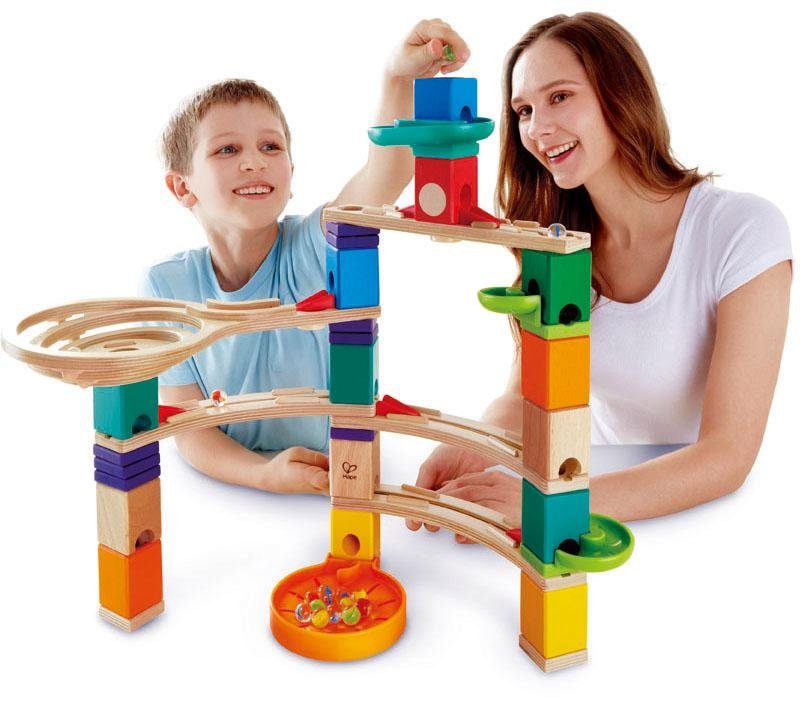 Hape Bouwpakket knikkerbaan Cliffhanger (94-delig)