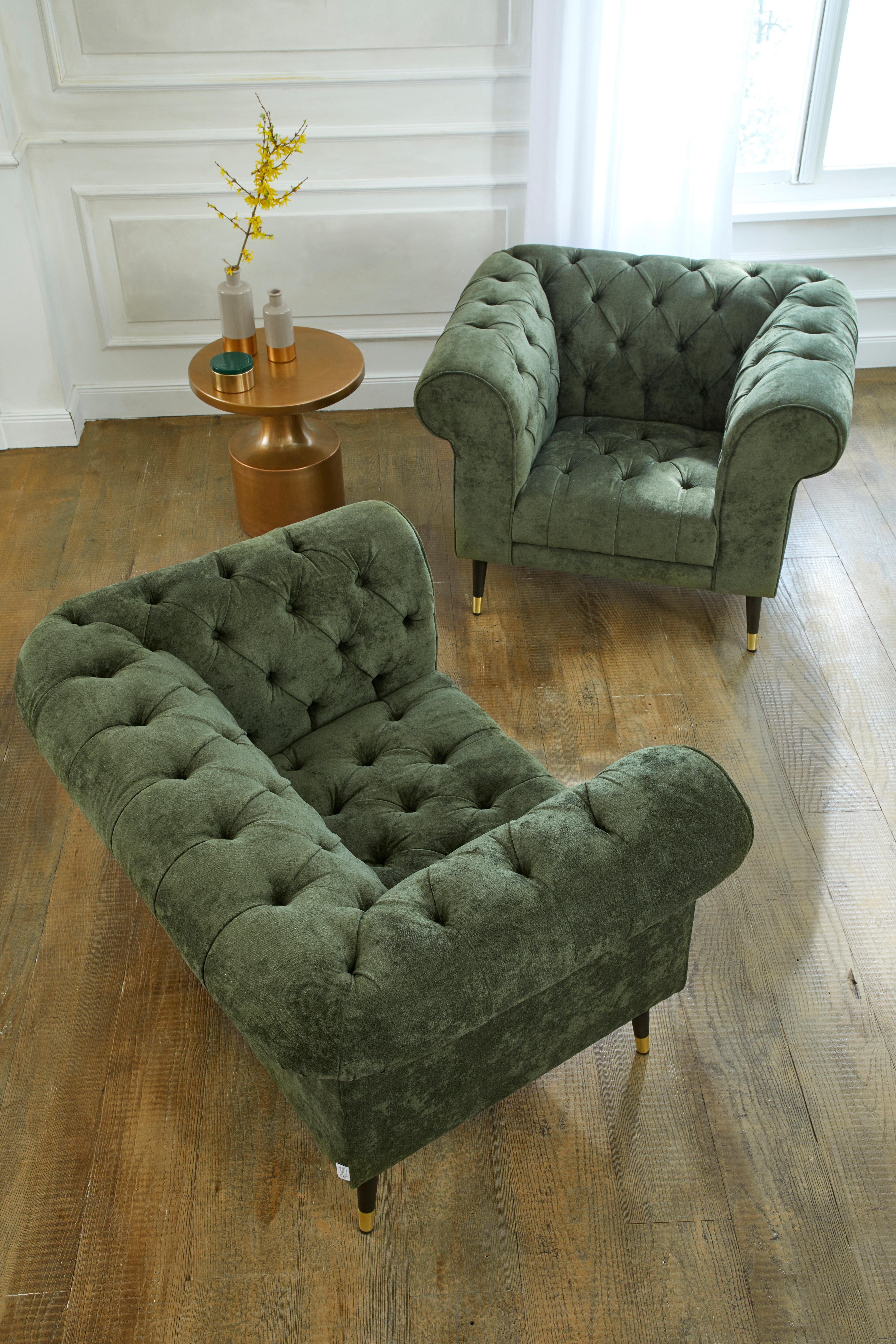 Guido Maria Kretschmer Home&Living Chesterfield-fauteuil Tinnum