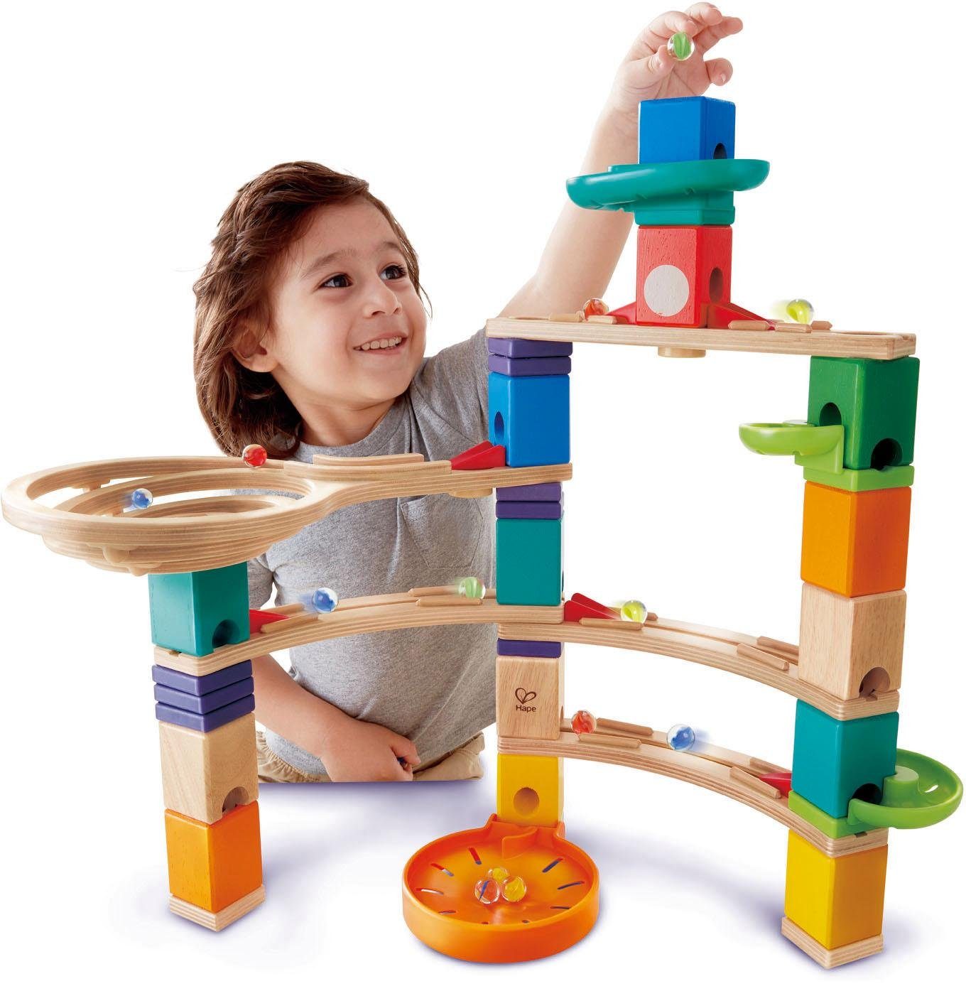Hape Bouwpakket knikkerbaan Cliffhanger (94-delig)