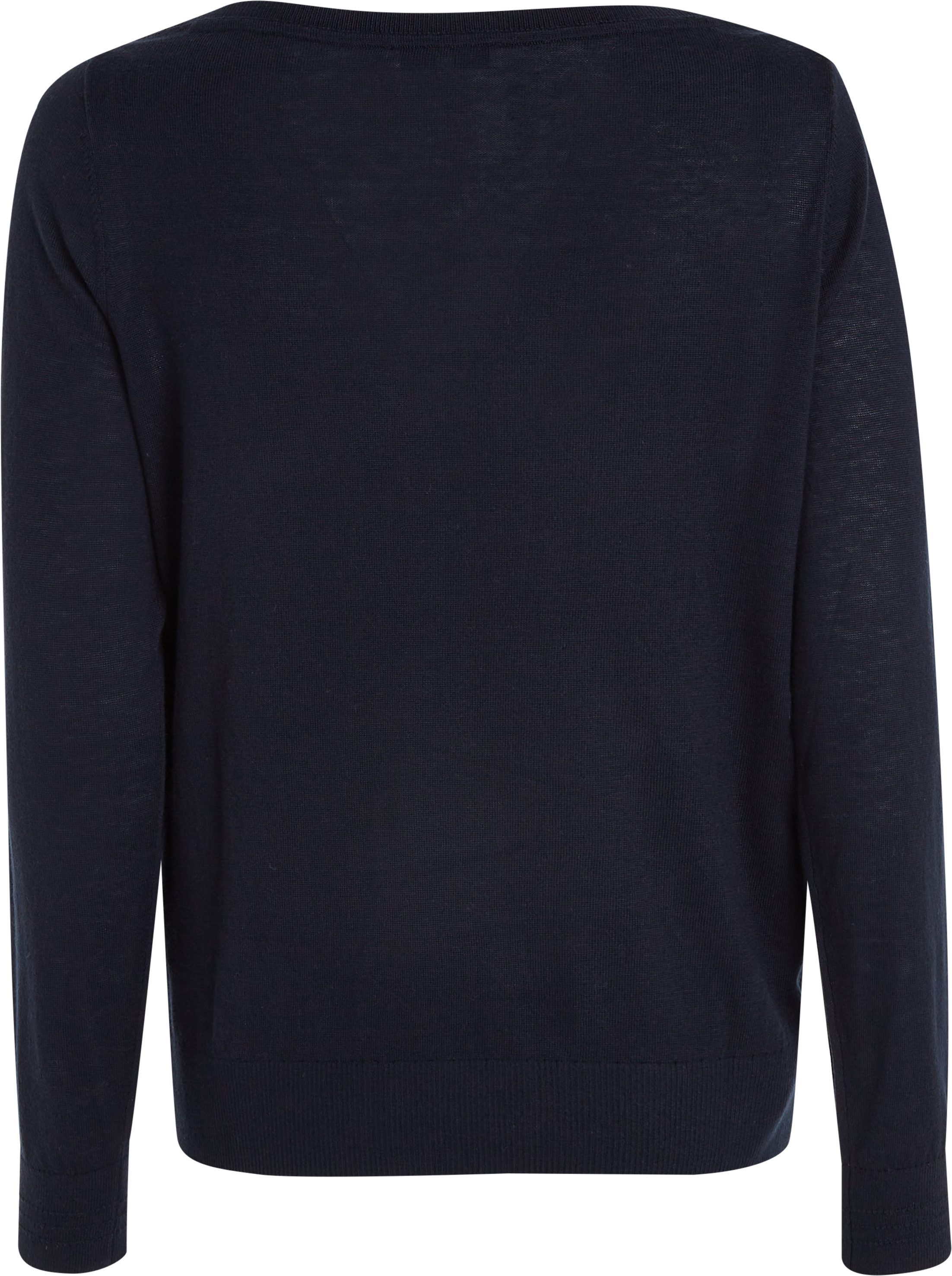 Tommy Hilfiger Gebreide trui CO JERSEY STITCH V-NK SWEATER
