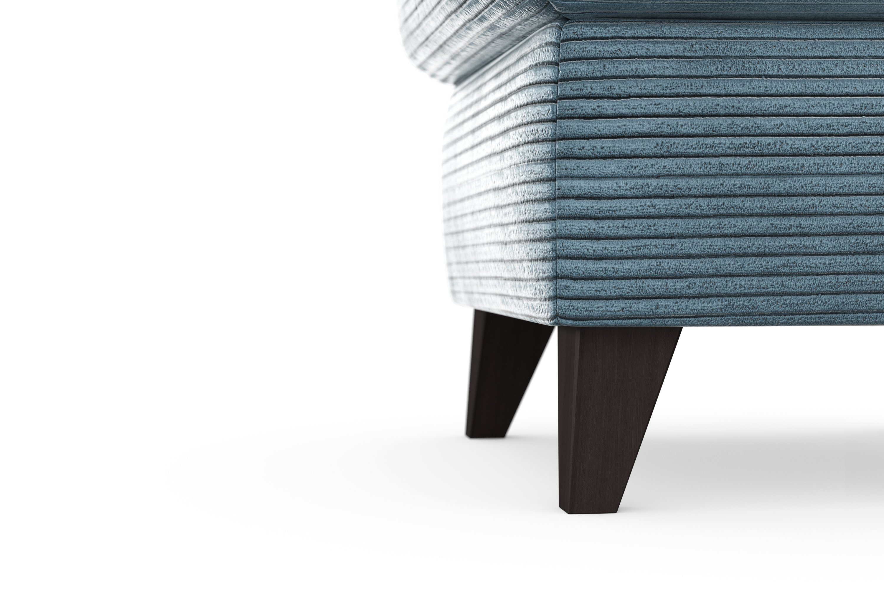 Home affaire Hocker Trelleborg Cord-bekleding, met opbergvak, inclusief binnenveringsinterieur