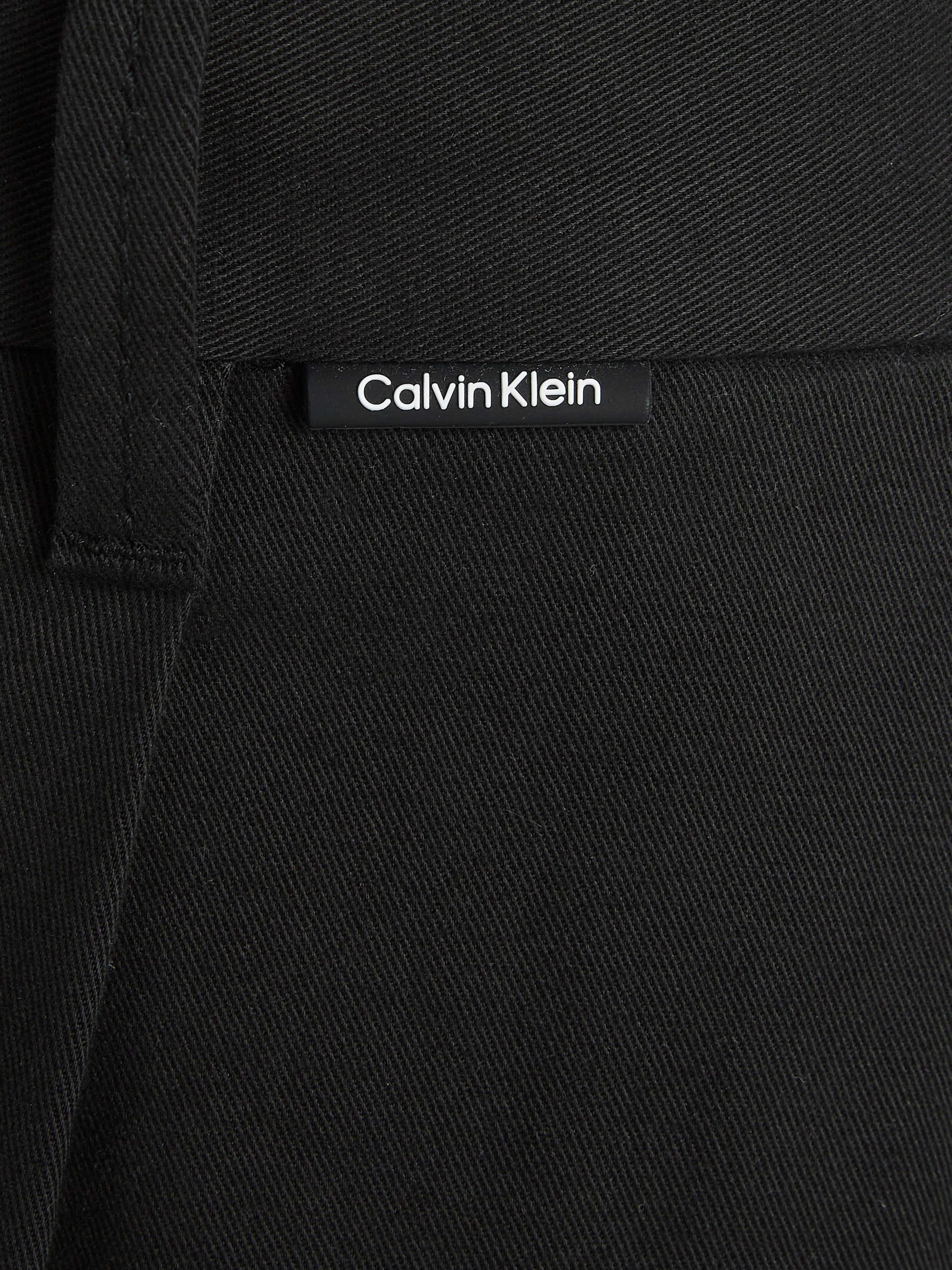 Calvin Klein Pantalon met vouw MODERN TWILL TAPERED PLEAT PANTS