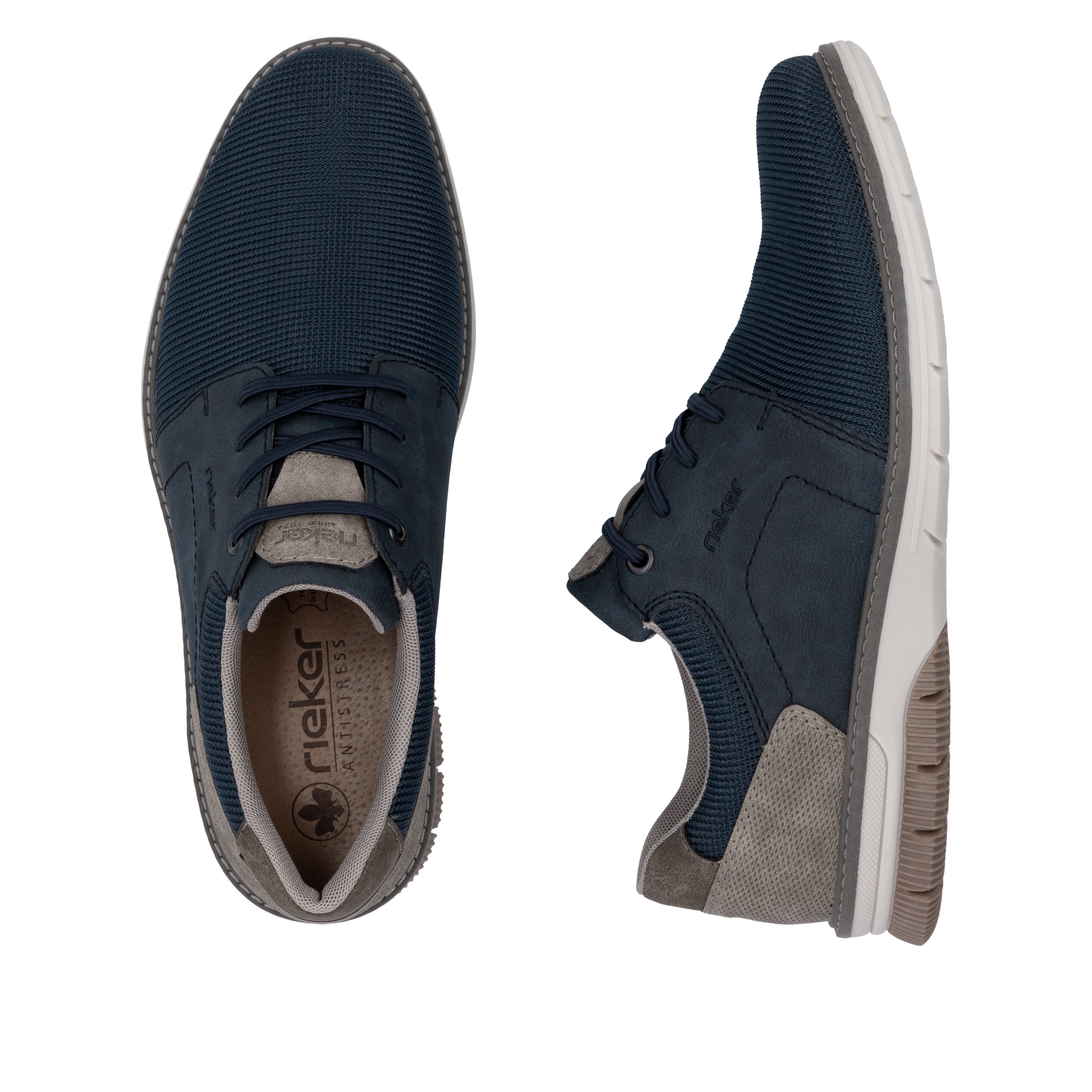Rieker Slip-on sneakers Instapschoen, lage schoen, sneaker met elastiek voor gemakkelijke instap