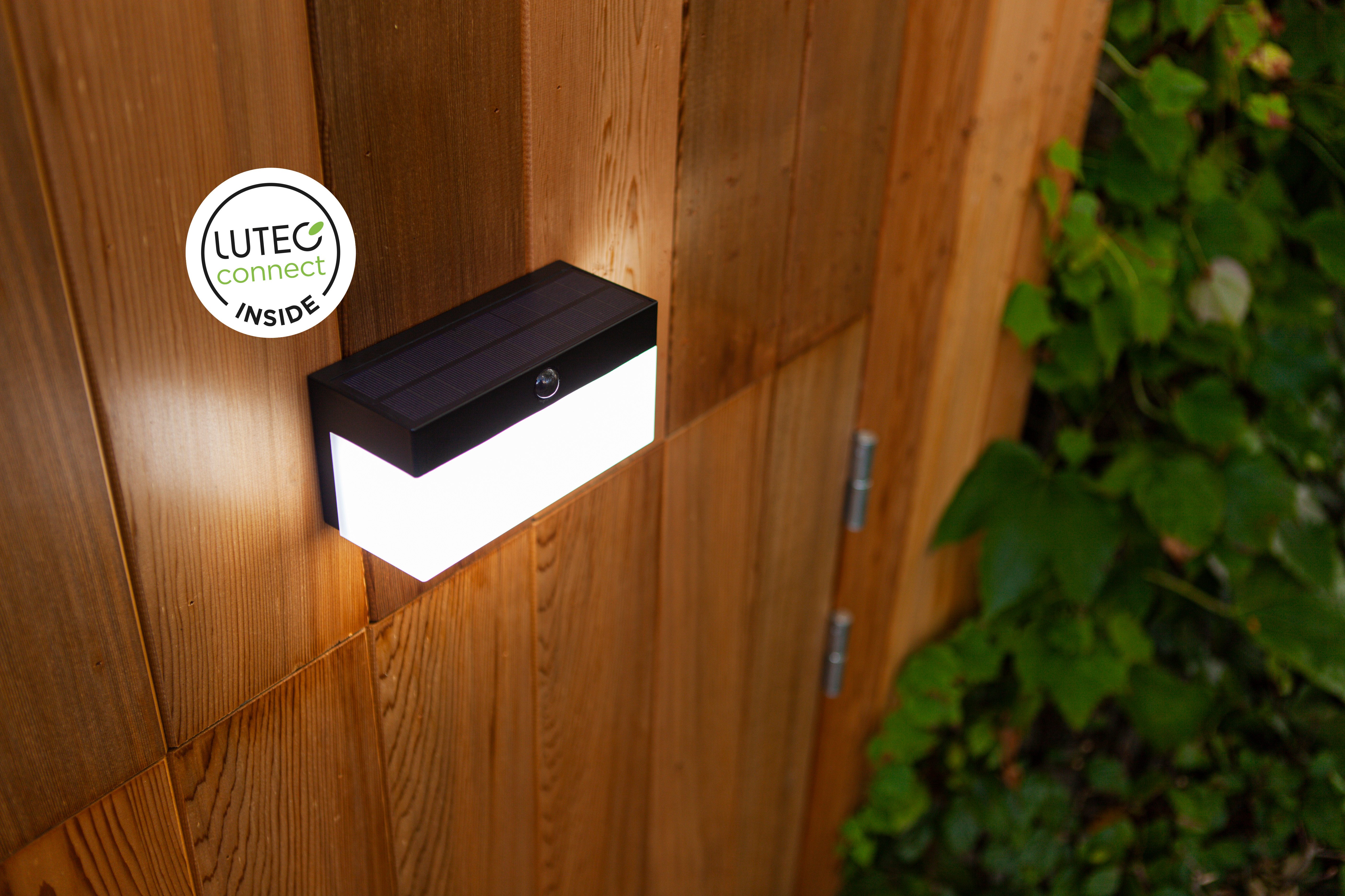 LUTEC Led-solarlamp LED-zonne-energie wandlamp FRAN