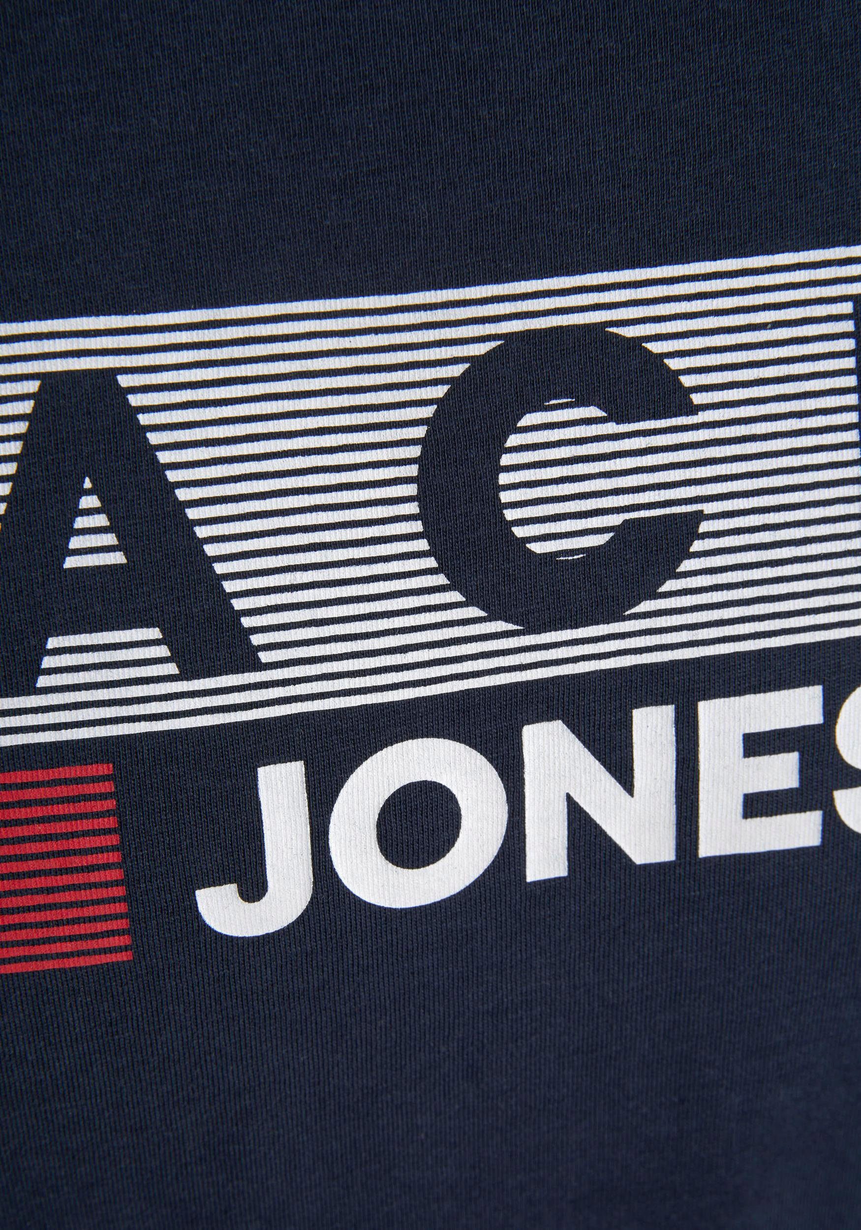 Jack & Jones PlusSize Shirt met ronde hals JJECORP LOGO TEE SS O-NECK NOOS PLS