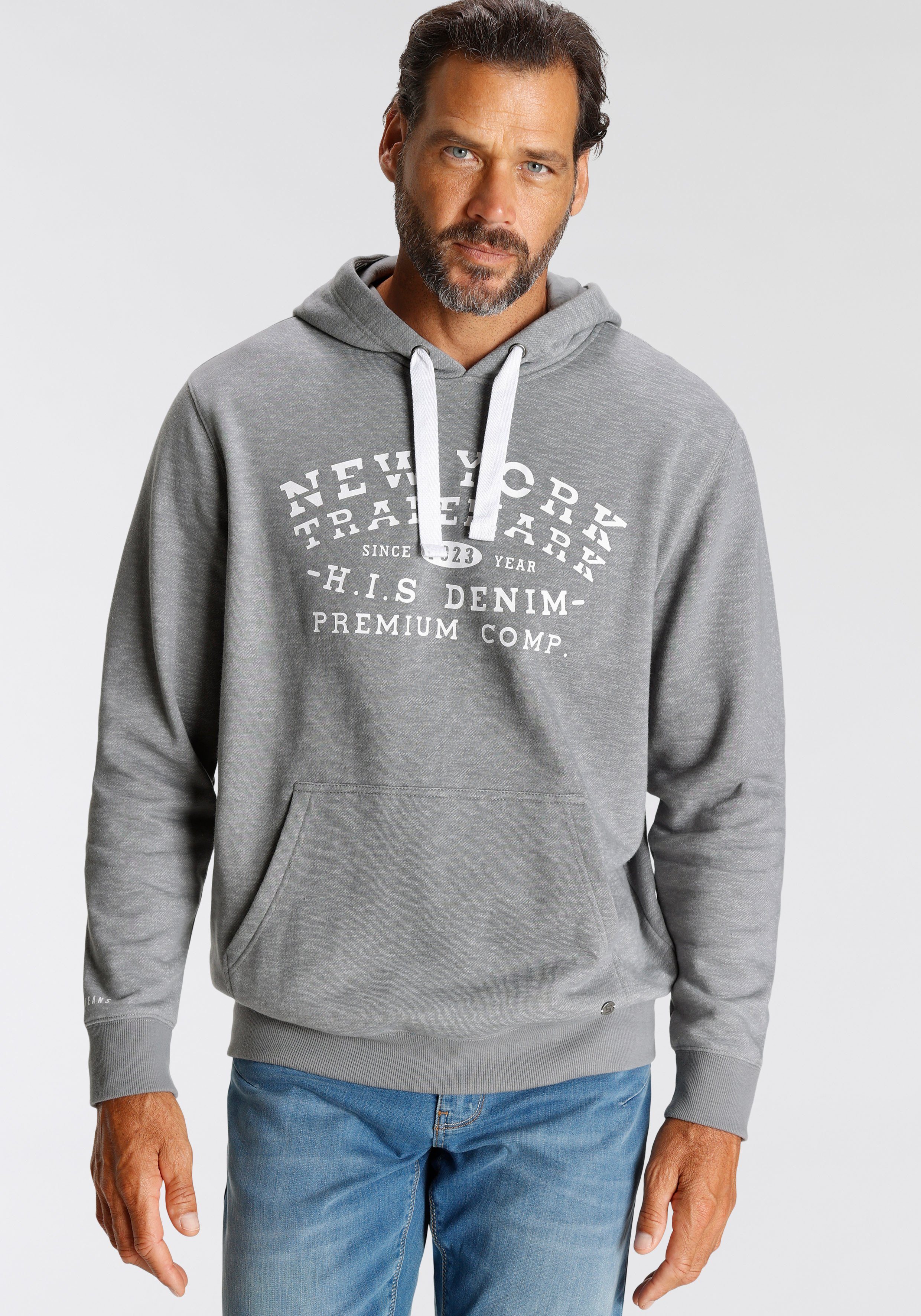 H.I.S Hoodie Lange mouwen, losse pasvorm, met print, capuchon