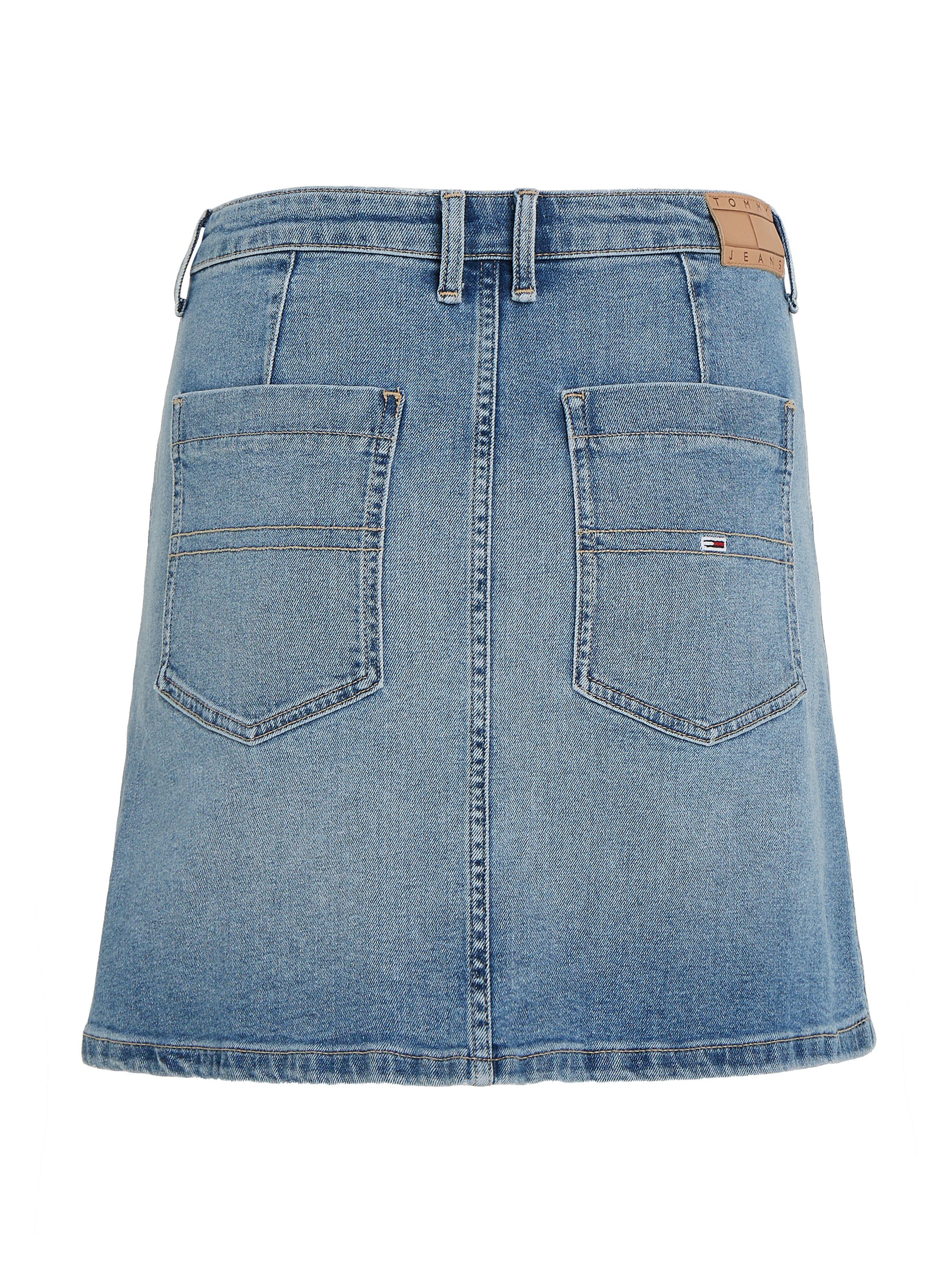 TOMMY JEANS Rok in a-lijn ALINE SKIRT BH0130 Webrok in 5-pocket stijl
