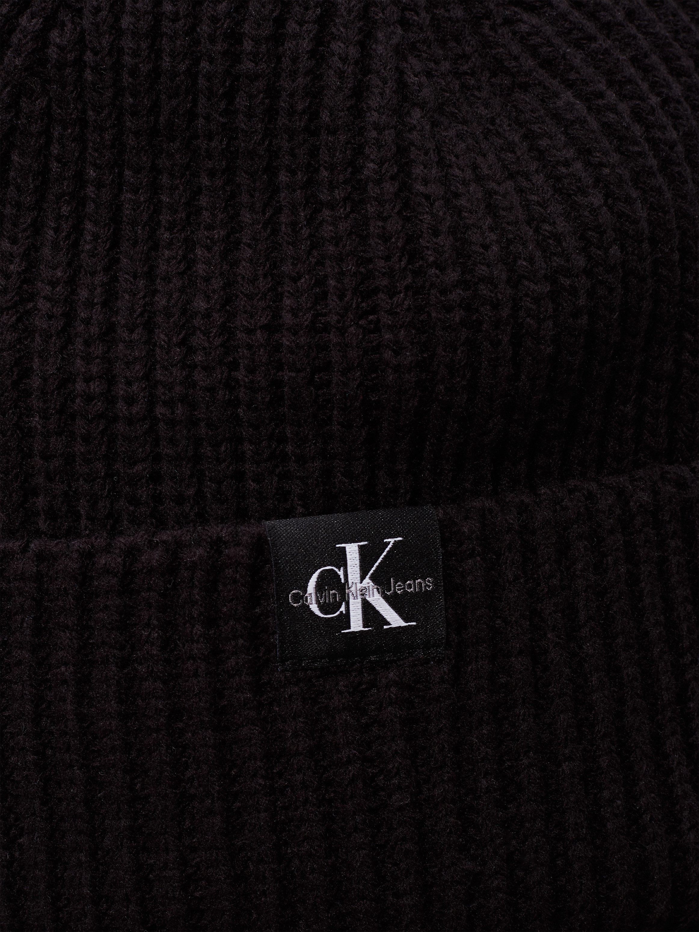 Calvin Klein Beanie met monogramlabel