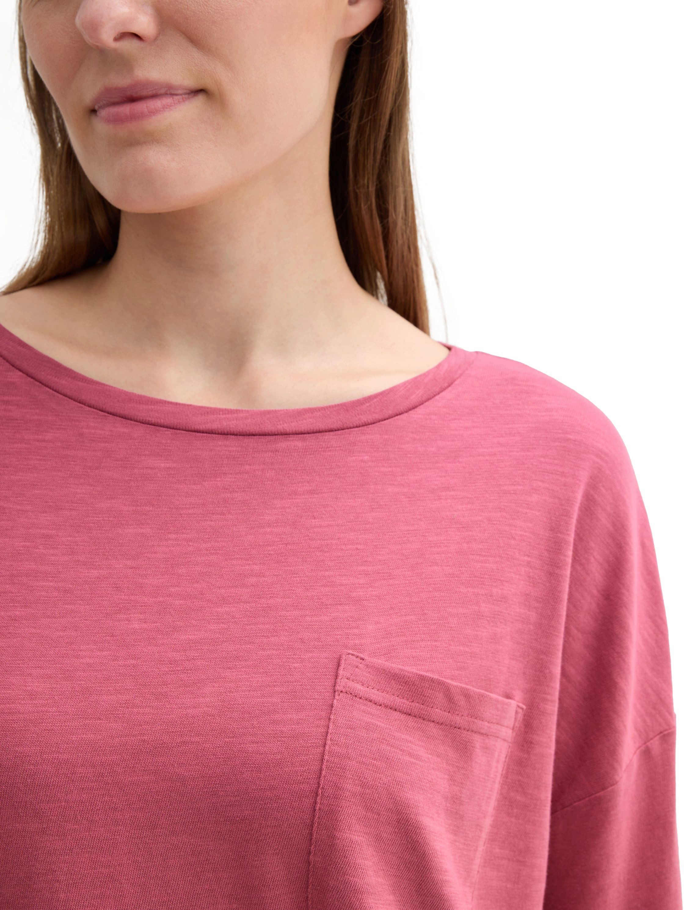 Tom Tailor Shirt met lange mouwen met borstzak