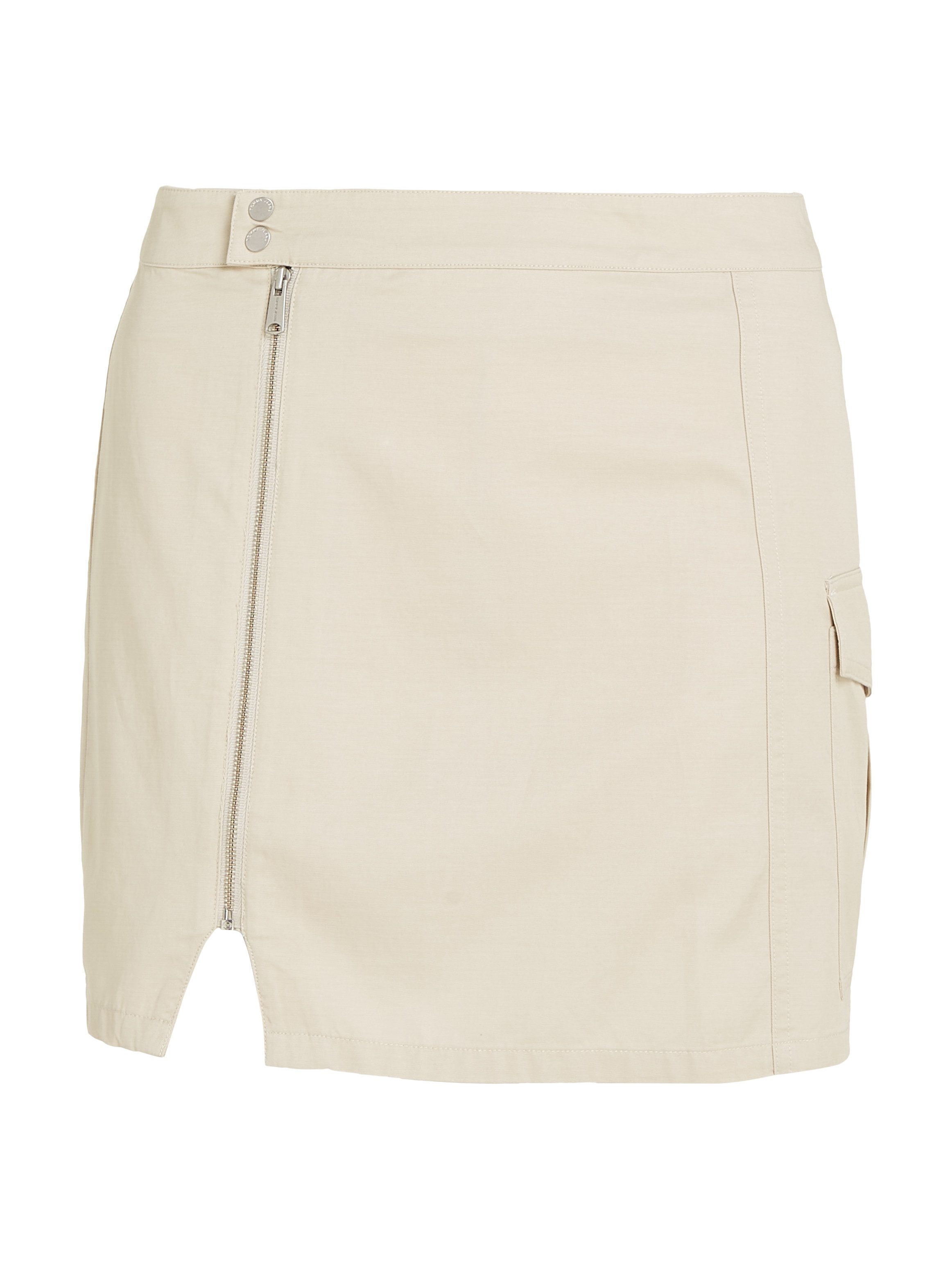 TOMMY JEANS Minirok TJW STRUCTURED CARGO MINI SKIRT Webrok in gestructureerde kwaliteit, cargo vorm
