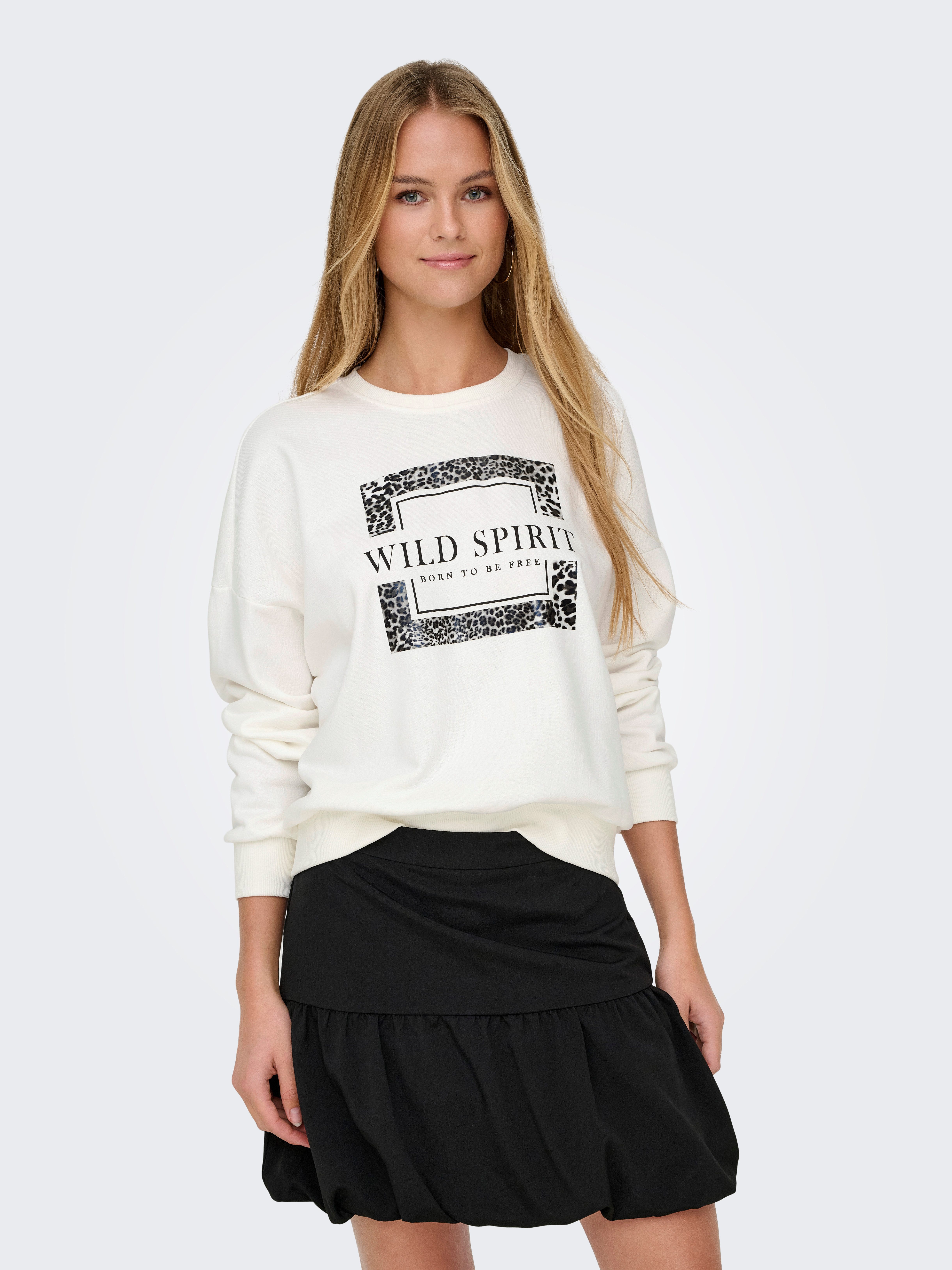 Only Sweatshirt ONLRUNA L/S O-NECK BOX CC SWT