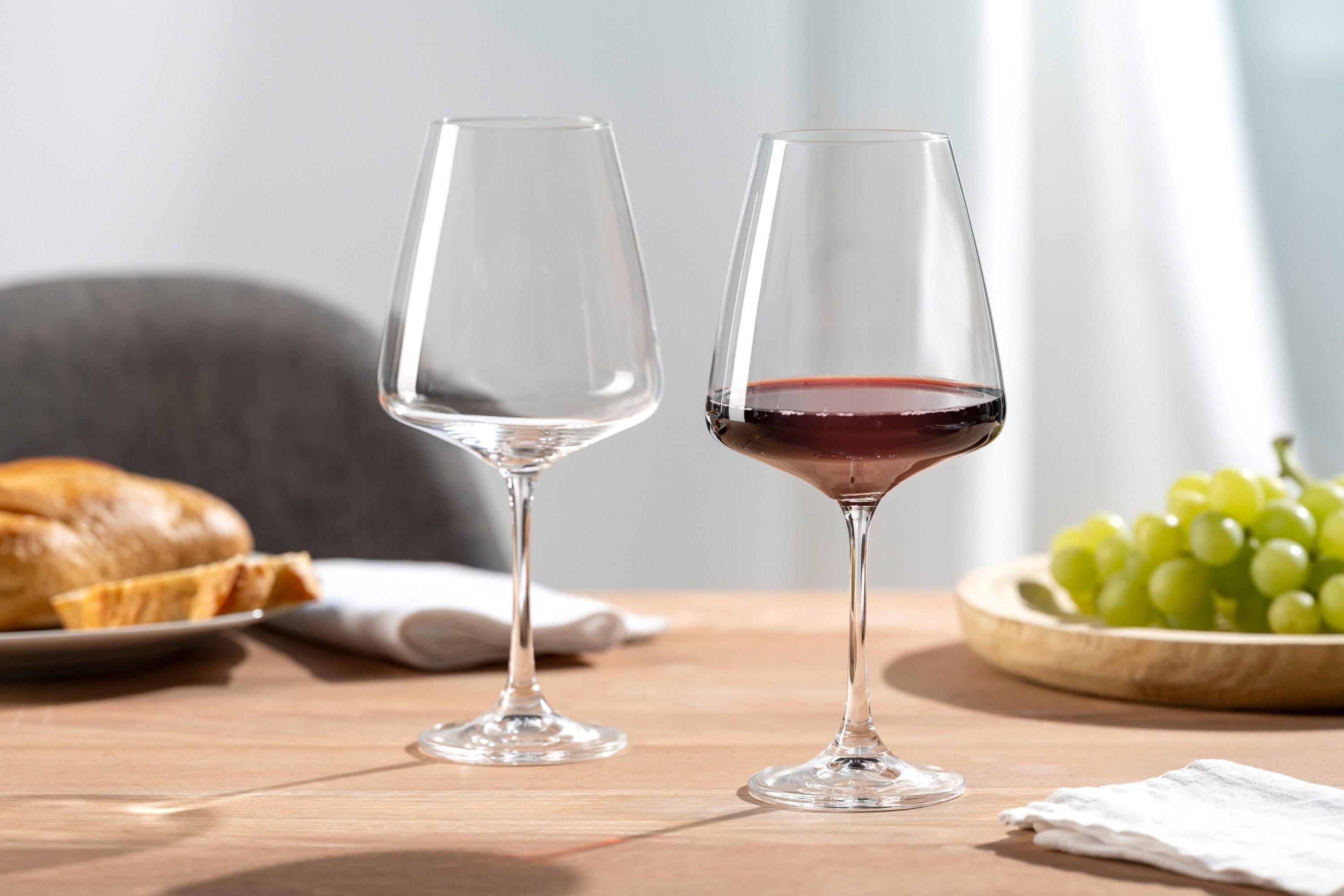 LEONARDO Wijnglas Rode wijnglas PALADINO, 660 ml, 6-delig set (set, 6-delig)