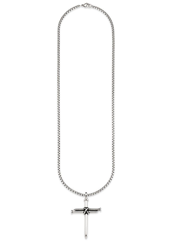 Bruno Banani Ketting met hanger Sieraad cadeau halsketting kruis, Venetiaanse ketting